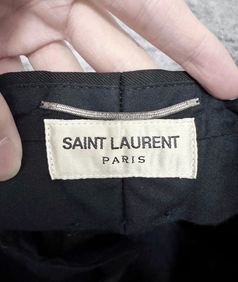 Saint Laurent Paris saint laurent paris size US 46 14fw Show Basic Wool Black T Size US 30 / EU 46 - 6 Thumbnail
