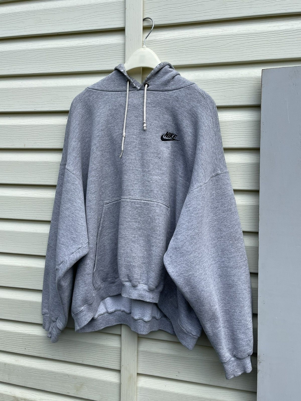 Nike 90's Vintage Nike Hoodie Made in USA Loose Fit Distressed Size US XL / EU 56 / 4 - 2 Thumbnail
