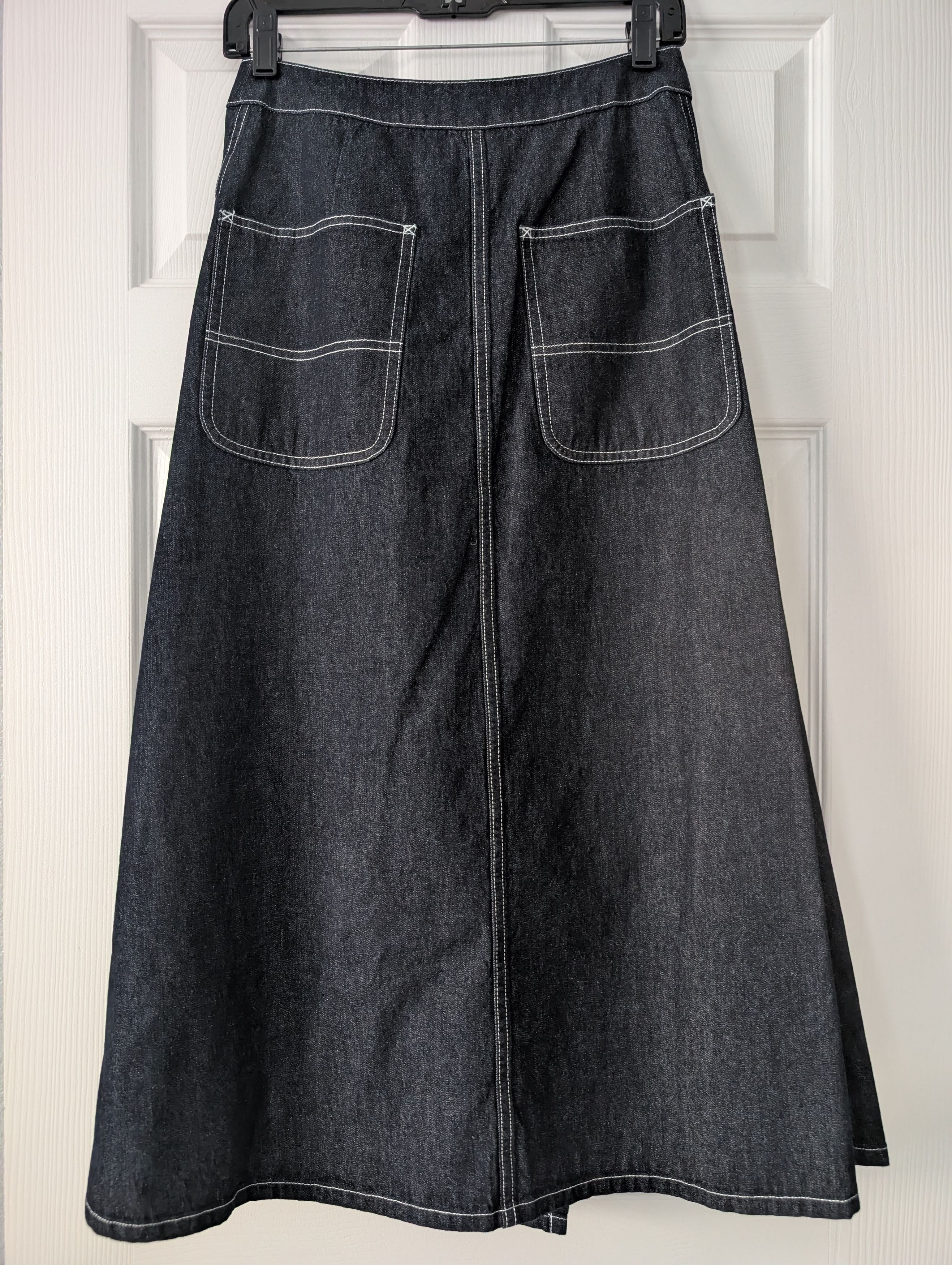 Other BEAMS BOY Wrap Pleated Skirt Indigo - New With Tags Size 27" / US 4 / IT 40 - 9 Thumbnail