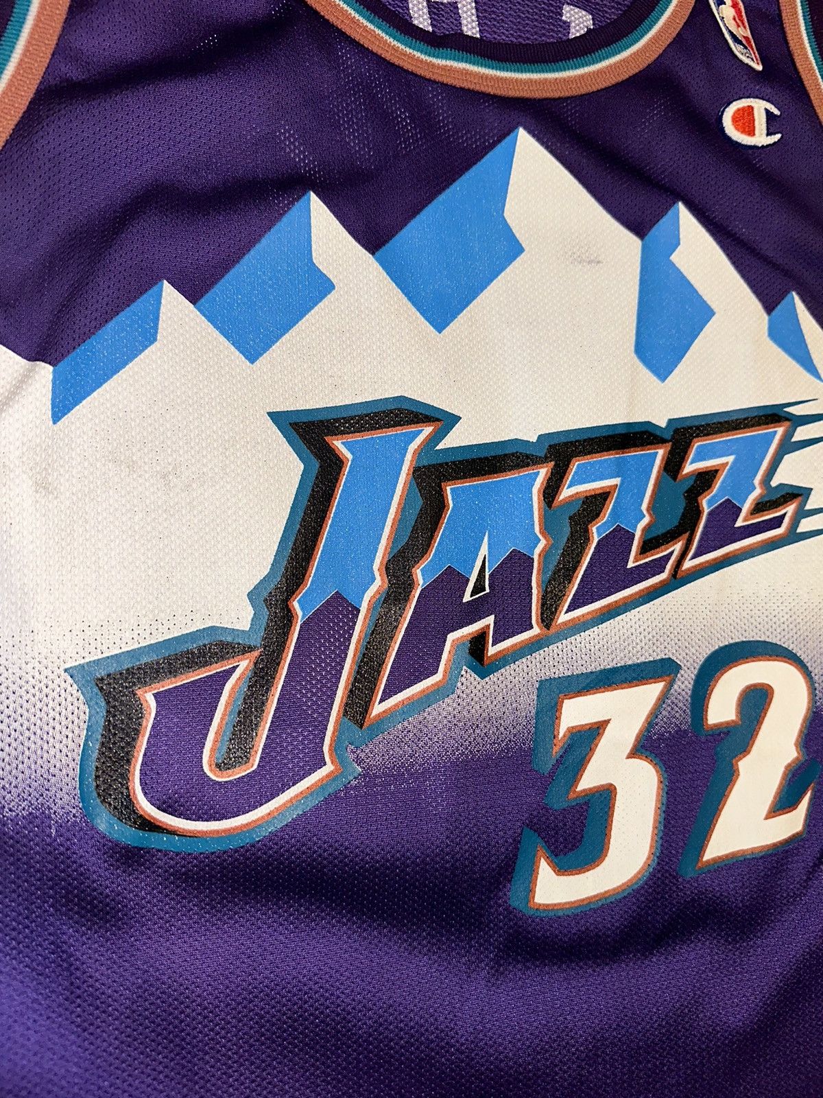Champion Vintage Utah Jazz champion jersey Size US XXL / EU 58 / 5 - 4 Thumbnail
