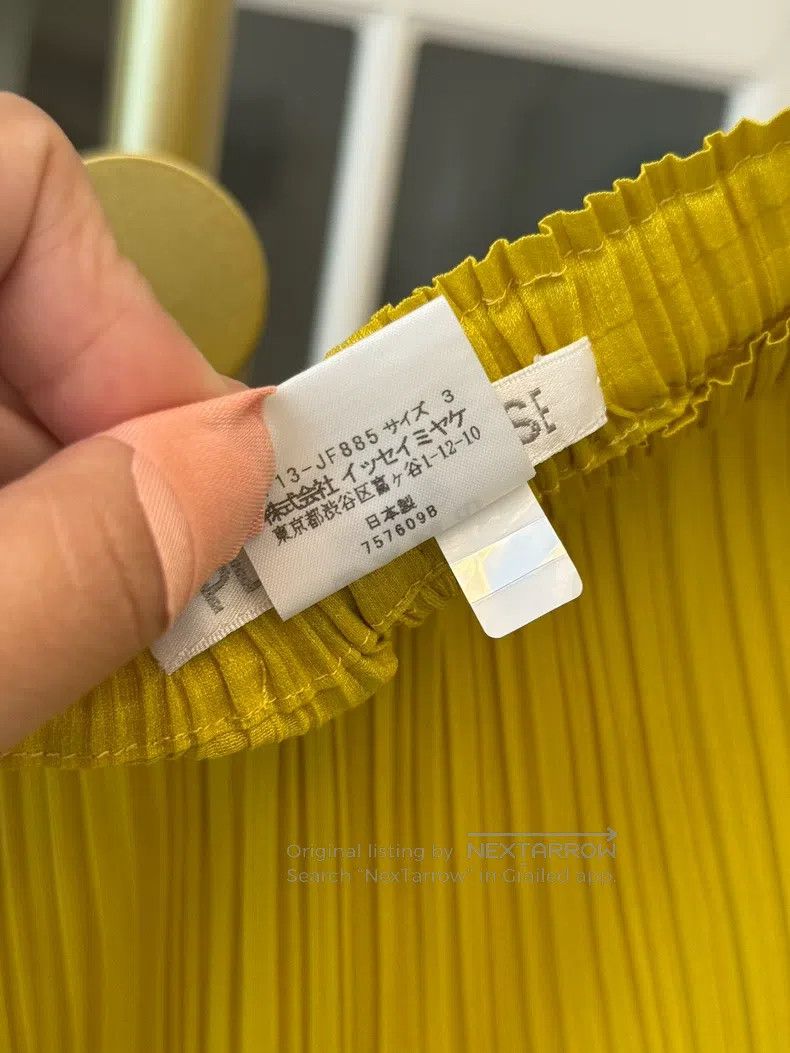 Issey Miyake Issey Miyake size:3 Aoyama Limited Yellow Straight - Leg P Size 31" - 3 Thumbnail