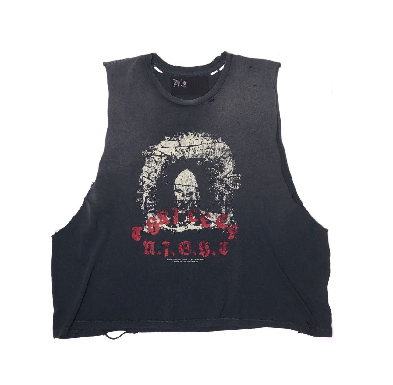 Paly Hollywood THRILLER NIGHT CUT OFF TANK TOP Size US XL / EU 56 / 4 - 1 Thumbnail