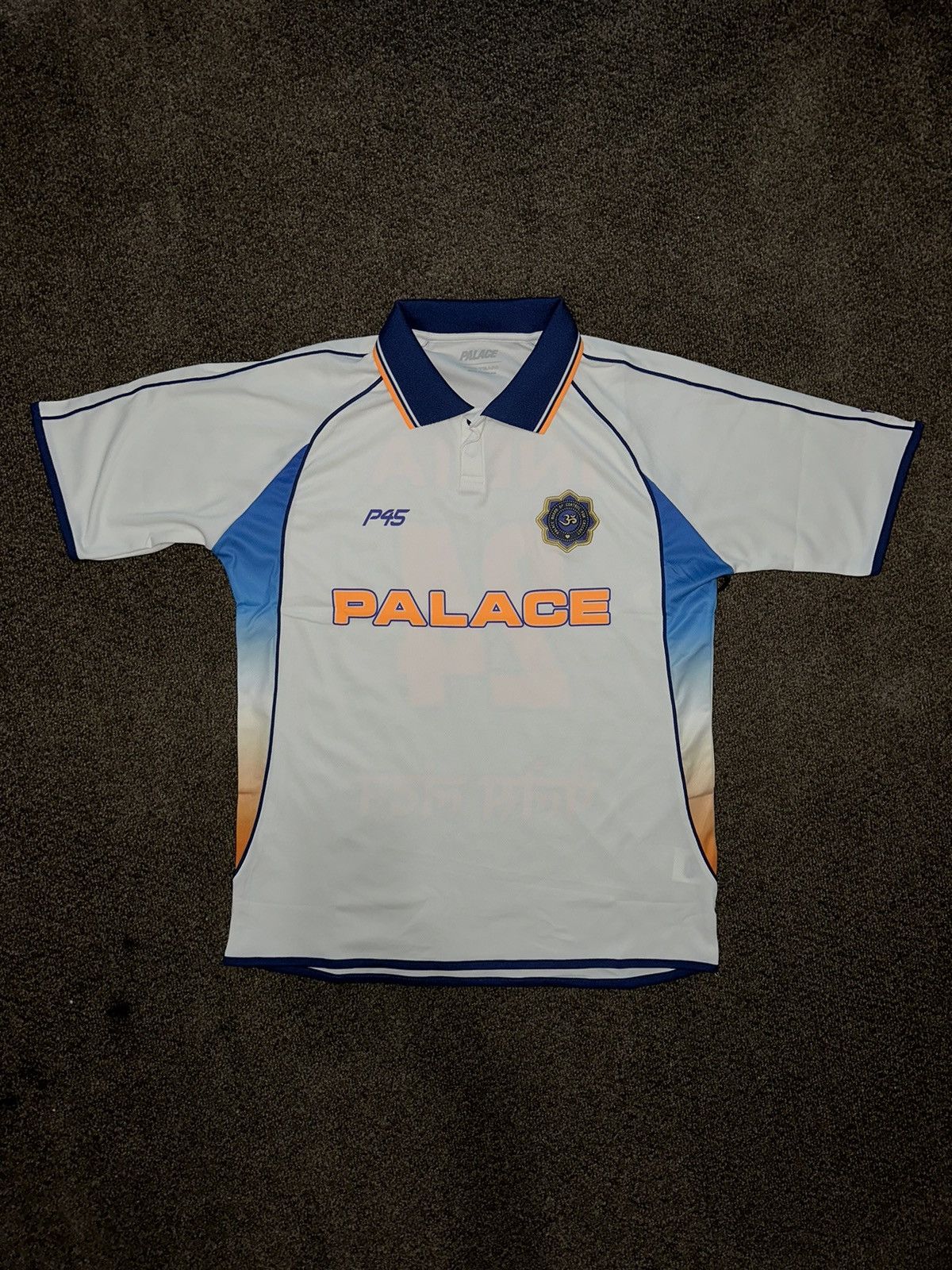 Palace Palace Cricket White Jersey | Grailed