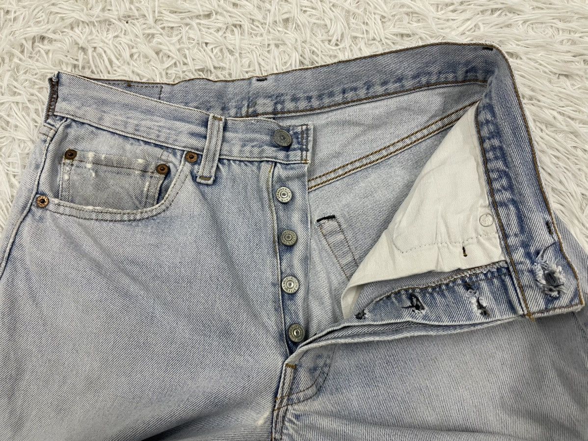 Levi's Vintage Levis 501 Denim Selfedge Pants Button No 524 Size US 28 / EU 44 - 19 Thumbnail