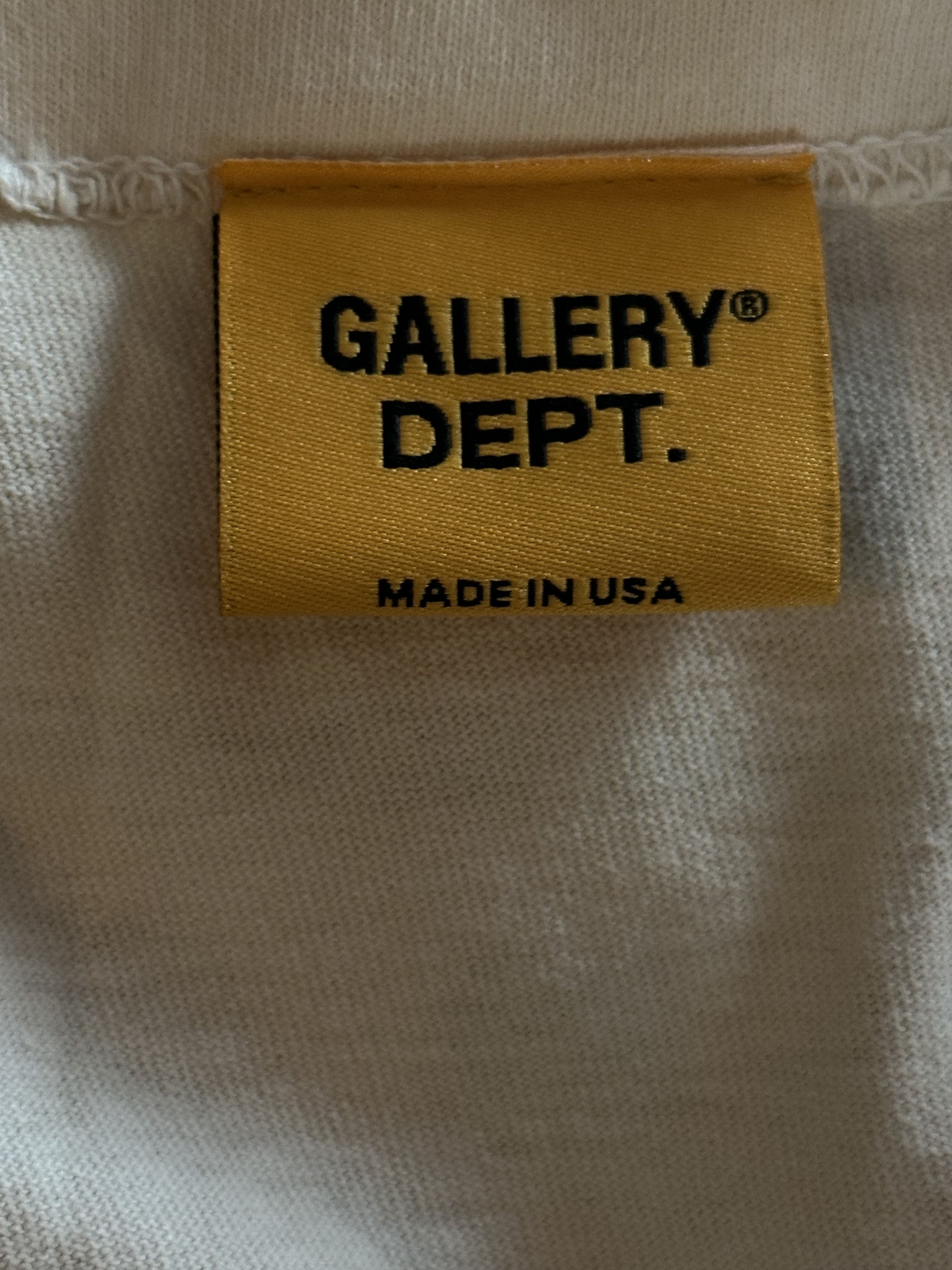 Gallery Dept. Antique White & Black Breaking News Logo T-Shirt Size US XS / EU 42 / 0 - 4 Thumbnail