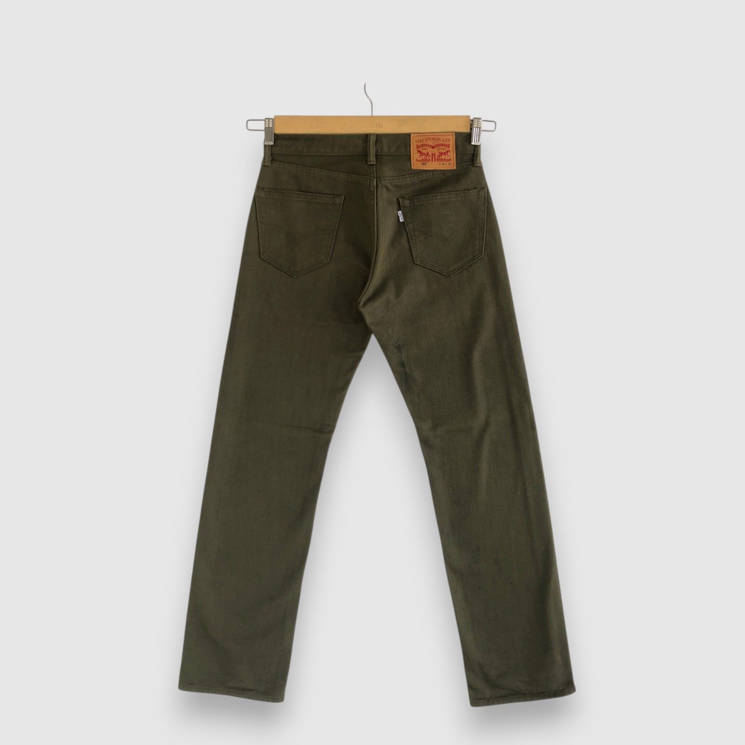 Levi's Vintage Levis 505 Jeans Green Levis 505 Denim Pants Size 28" / US 6 / IT 42 - 2 Thumbnail
