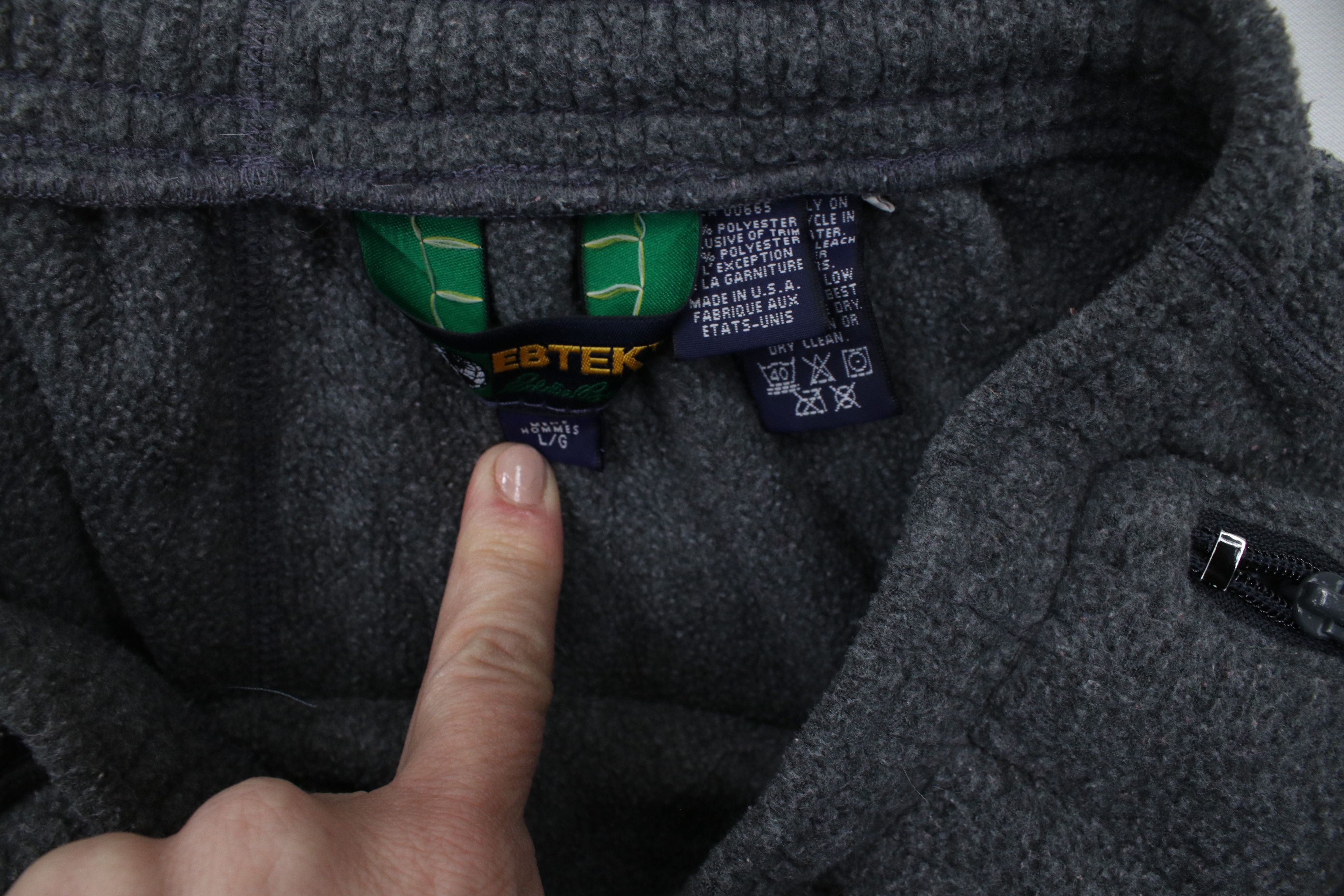 Eddie Bauer × Vintage Vintage 90s Eddie Bauer EbTek Fleece Joggers Sweatpants USA Size US 36 / EU 52 - 6 Thumbnail