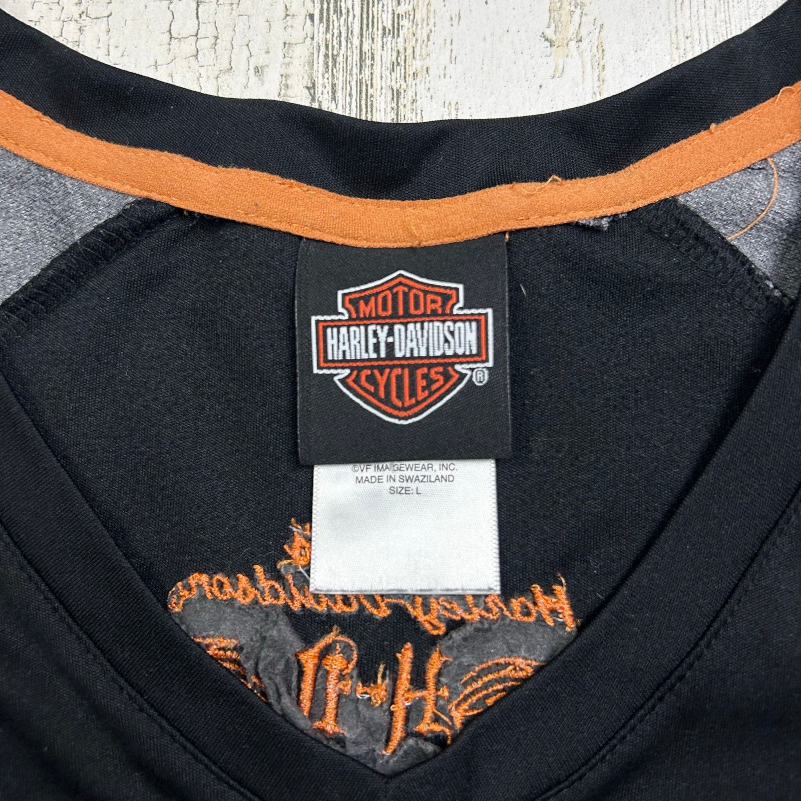 Harley Davidson × Vintage Harley-Davidson Women's First-Class Long-Sleeve Shirt Size L / US 10 / IT 46 - 3 Thumbnail