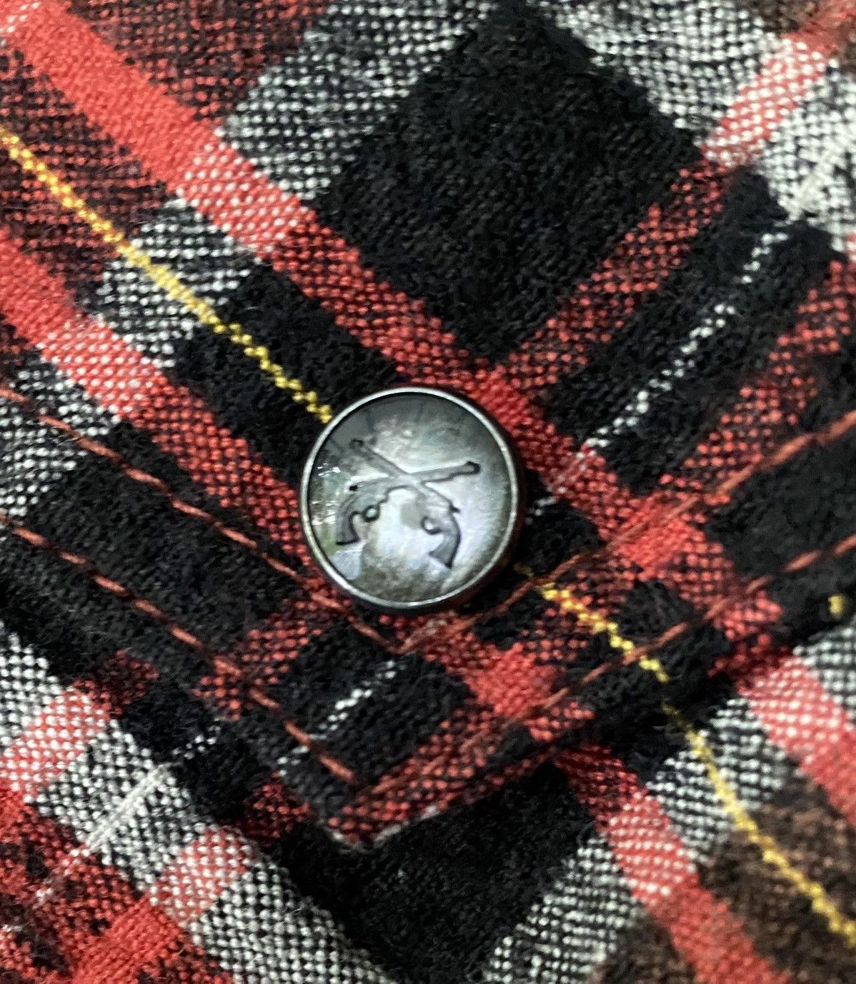 Roar Roar wrinkle mix fabric western detailing snap button Size US S / EU 44-46 / 1 - 8 Thumbnail
