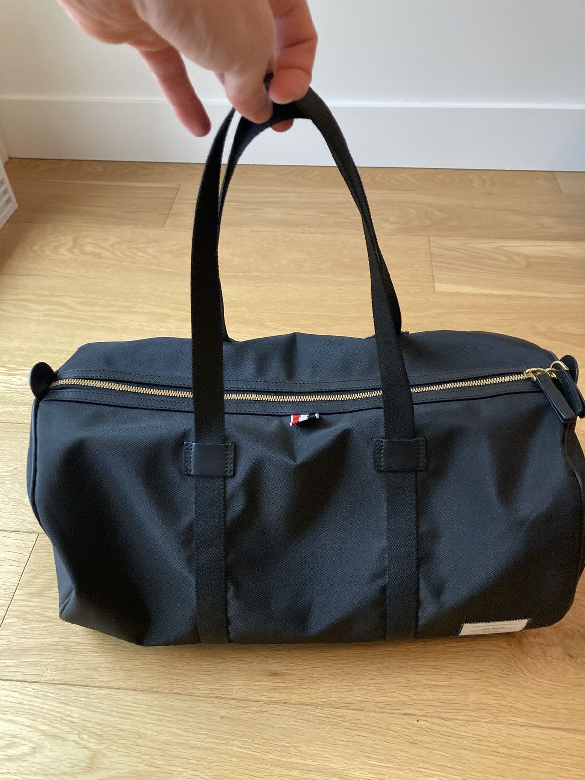 Thom Browne Rare Thom Browne Gym Bag Weekender Black Size ONE SIZE - 11 Thumbnail