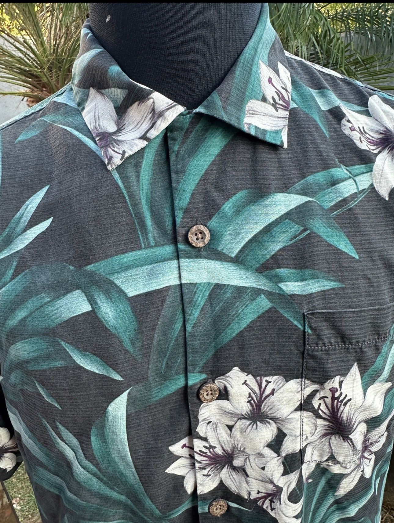 Tommy Bahama Tommy Bahama Hawaiian Print Green Men's S/P Size US S / EU 44-46 / 1 - 3 Thumbnail