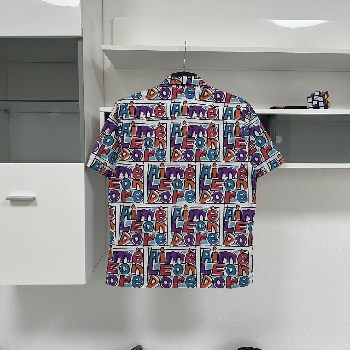 Aime Leon Dore Aime Leon Dore ss19 Crayon Print Hawaiian Shirt Size US S / EU 44-46 / 1 - 12 Thumbnail