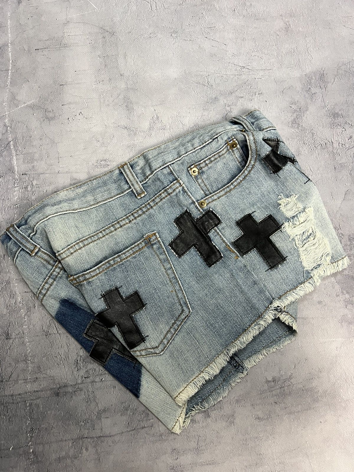 Other Avant Garde Shorts Chrome Hearts Style Y2k Size S Size 32" / US 10 / IT 46 - 4 Thumbnail