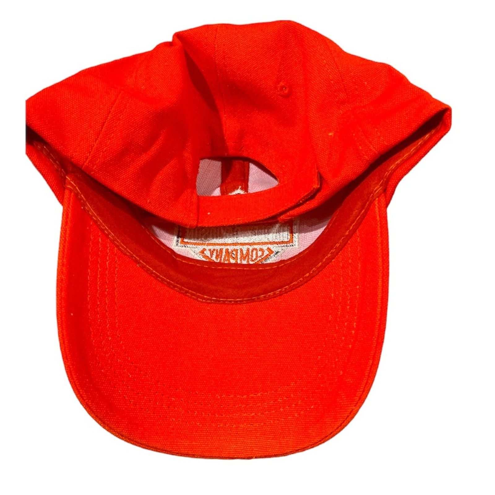 Harley Davidson HARLEY DAVIDSON Orange Logo Baseball Cap Hat - Adjustable Size ONE SIZE - 2 Thumbnail