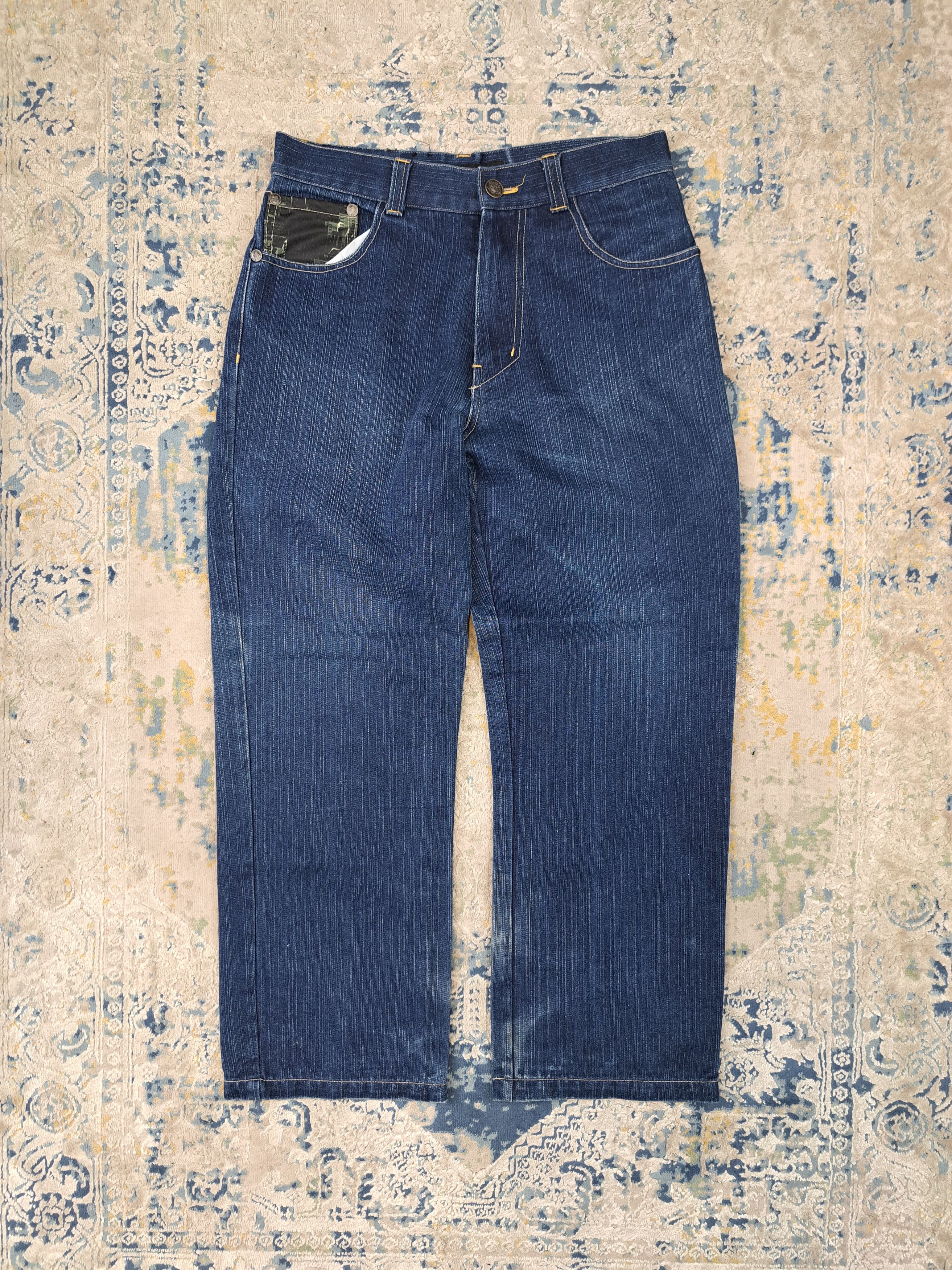 Rap Tees Raw Blue Vintage y2k City Print Baggy Pants Streetwear Size US 30 / EU 46 - 6 Thumbnail