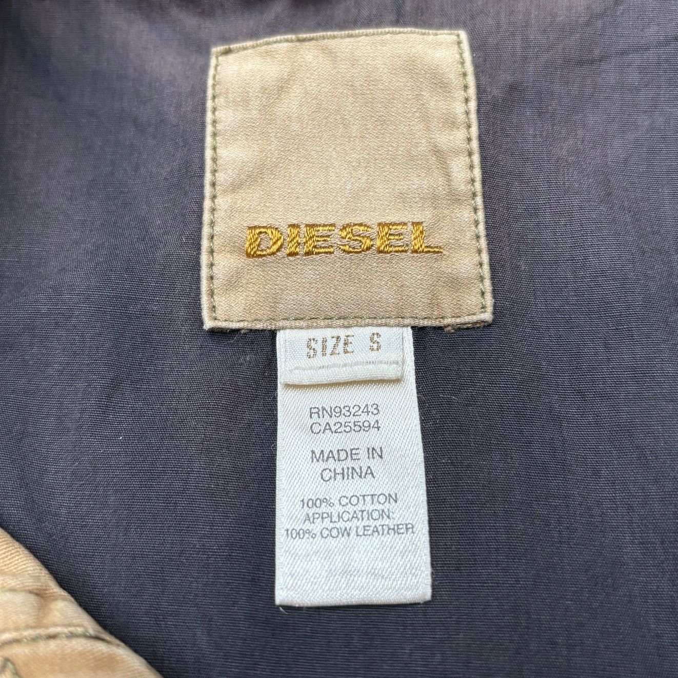 Diesel Vintage Diesel Faded Military Field Jacket Men's Small Y2K Size US S / EU 44-46 / 1 - 5 Thumbnail