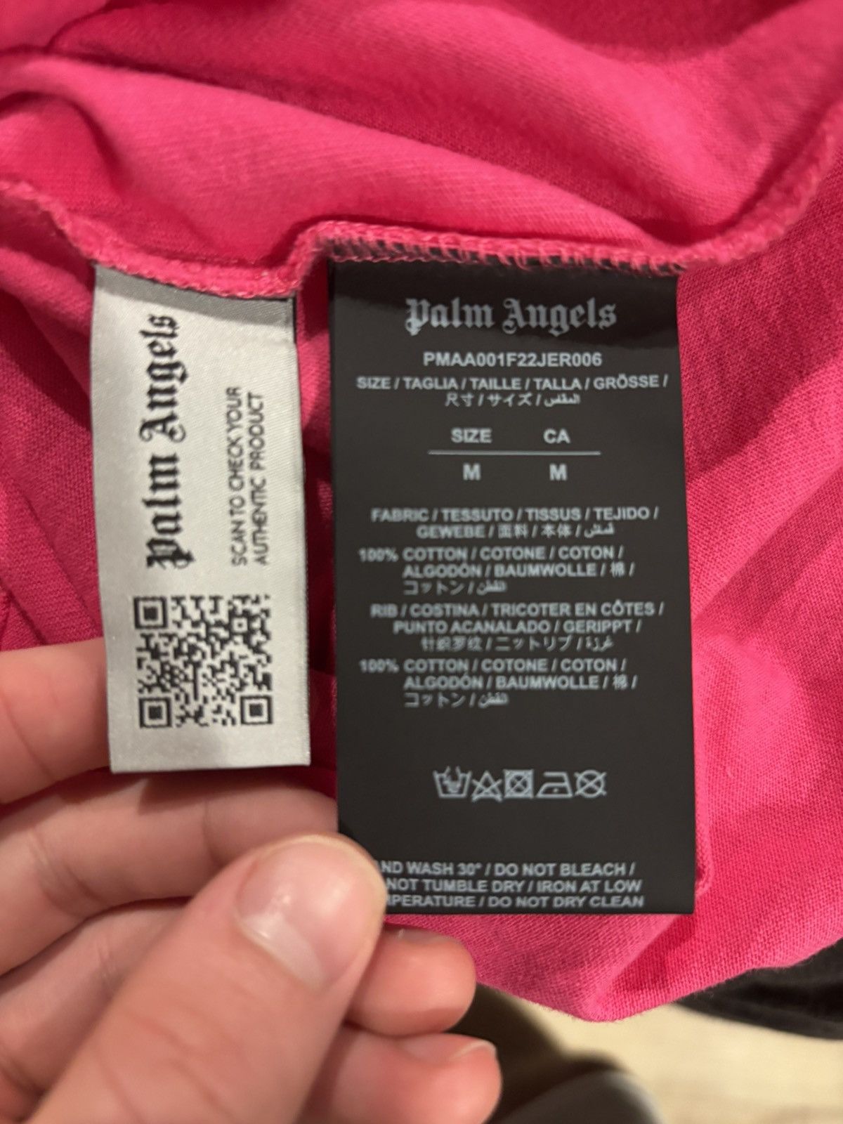 Palm Angels Palm Angels Banana Tee Fuchsia size M Size US M / EU 48-50 / 2 - 4 Thumbnail