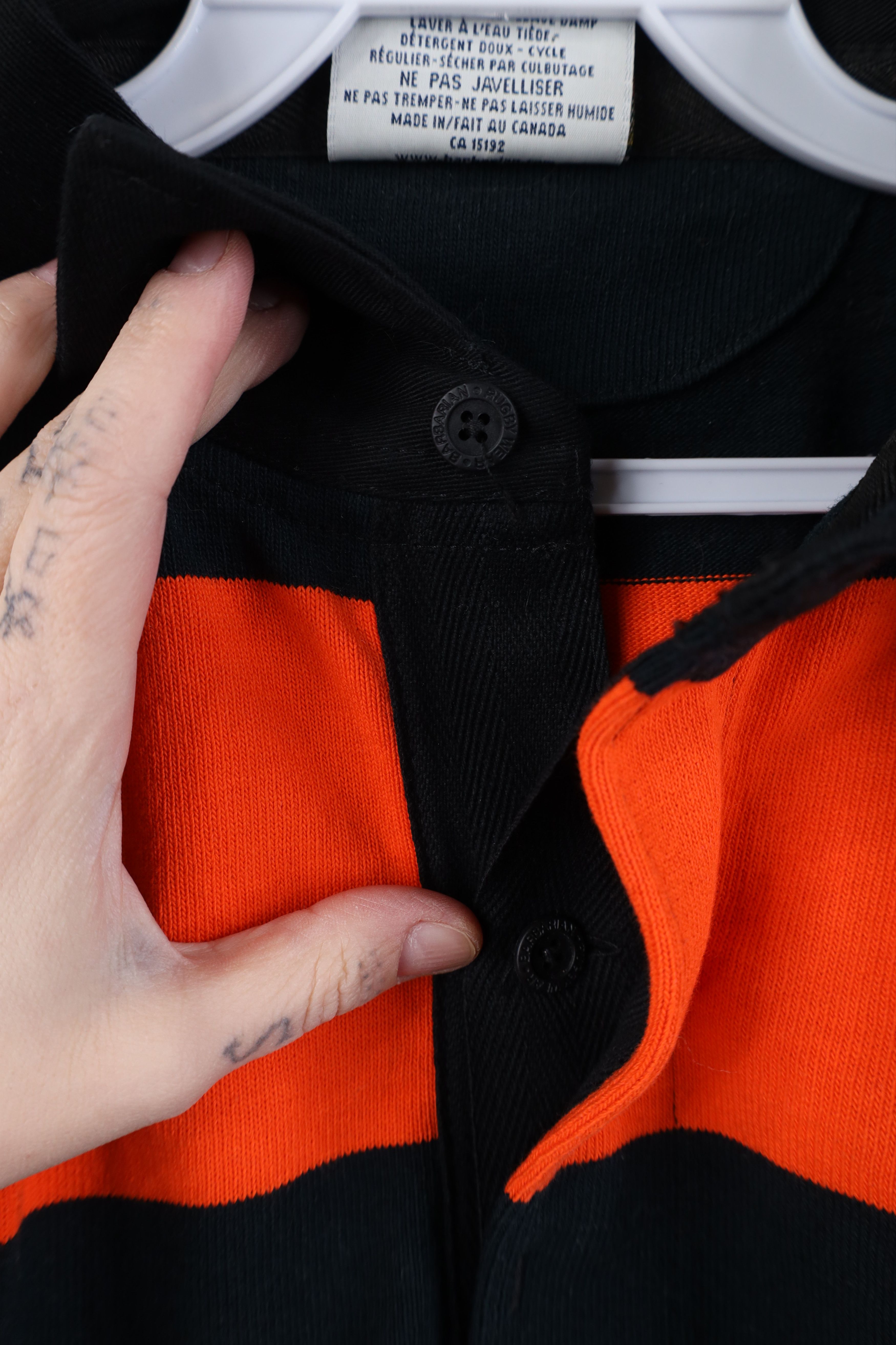 Vintage Vintage 90s University of Findlay Long Sleeve Polo Shirt Size US XL / EU 56 / 4 - 5 Thumbnail