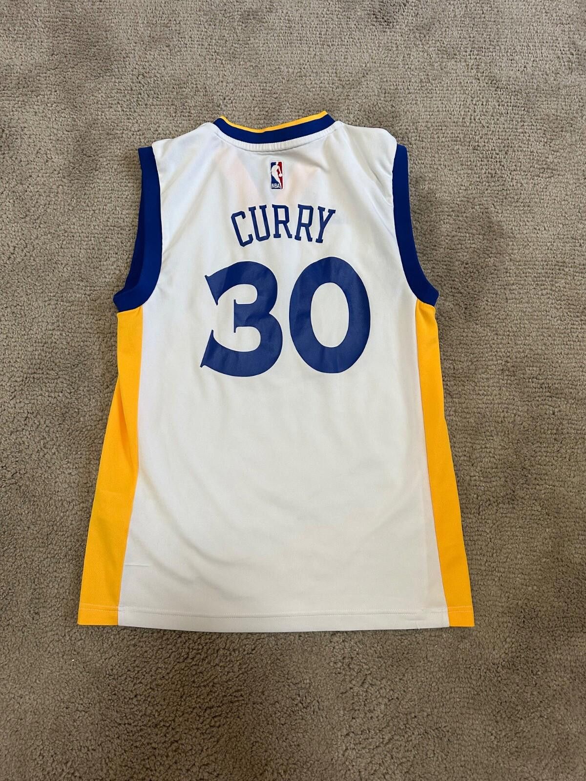 Adidas 2015 ADIDAS Golden State Warriors CURRY #30 Swingman Jersey Size US S / EU 44-46 / 1 - 8 Thumbnail