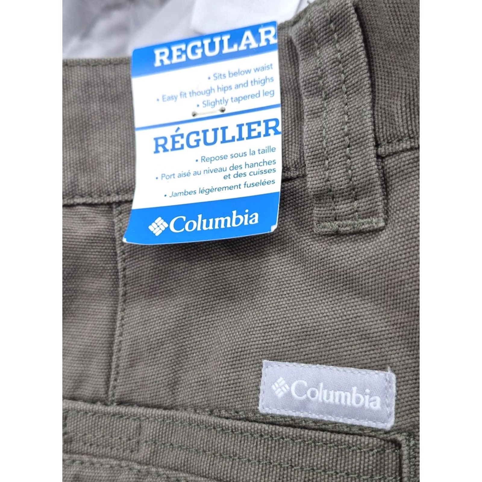 Vintage Columbia Cargo Pants Mens 38x30 Brown Canvas Regular Fit Tapered Casual Workwear Pants Size US 38 / EU 54 - 6 Thumbnail