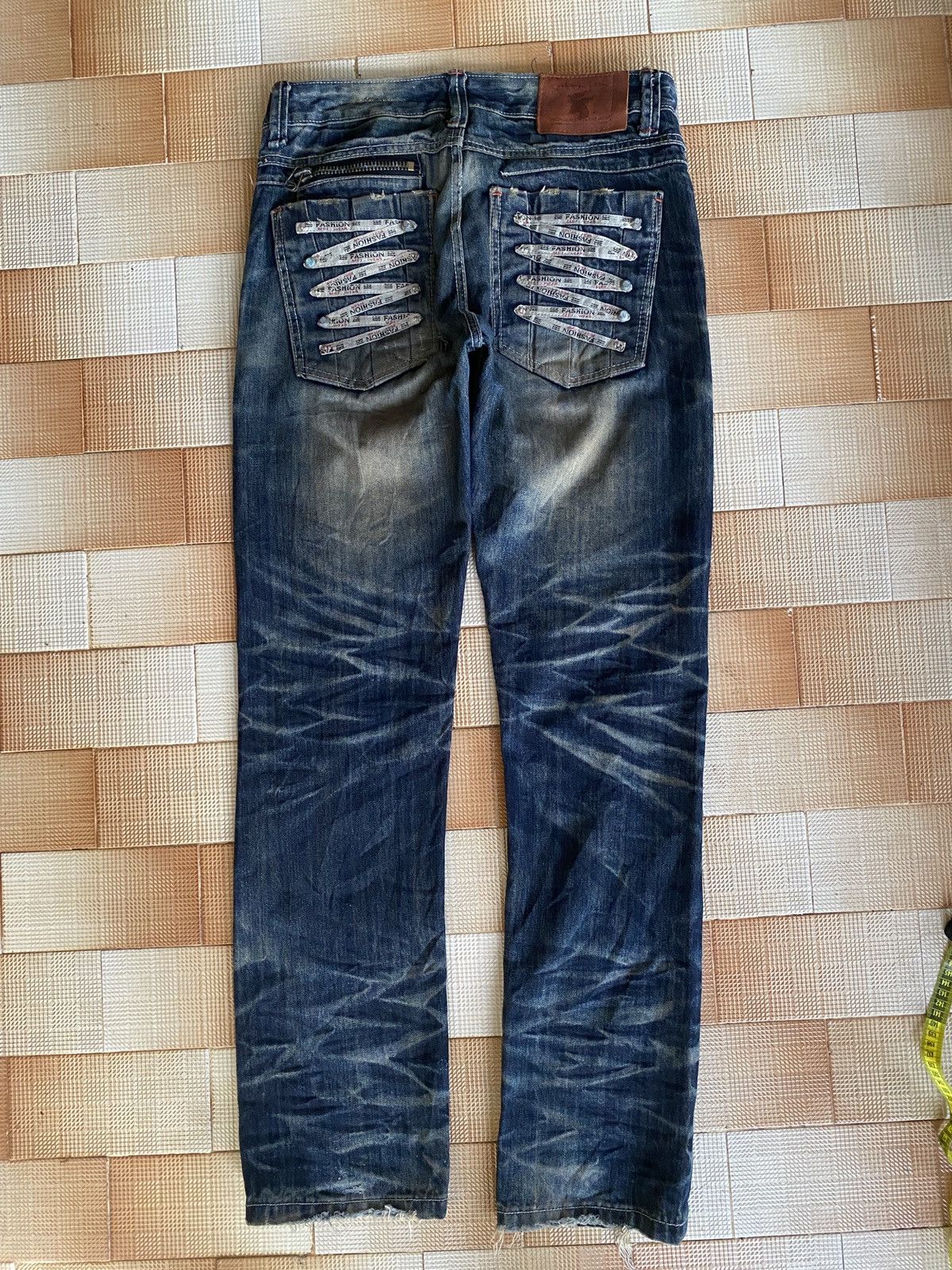 Beauty Beast × PPFM Vintage cotton farm denim Size US 33 - 4 Thumbnail