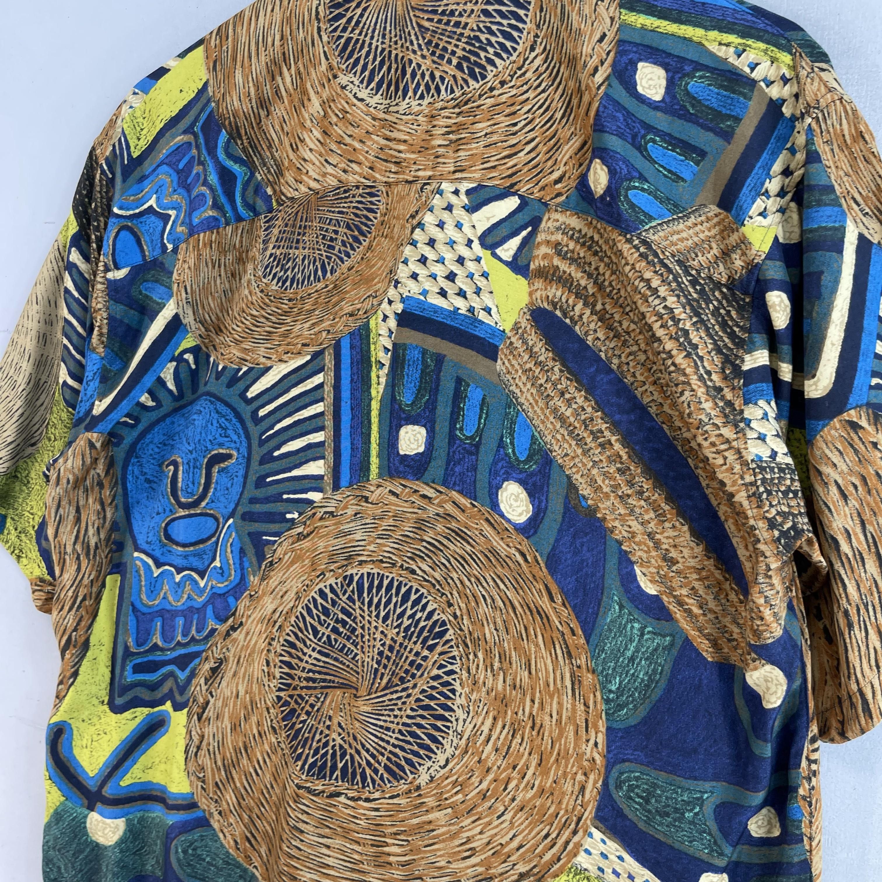 Japanese Brand × Vintage Vintage ARAMIS Pop Art Avant Garde Novelty Baroque Shirt Size US M / EU 48-50 / 2 - 9 Thumbnail