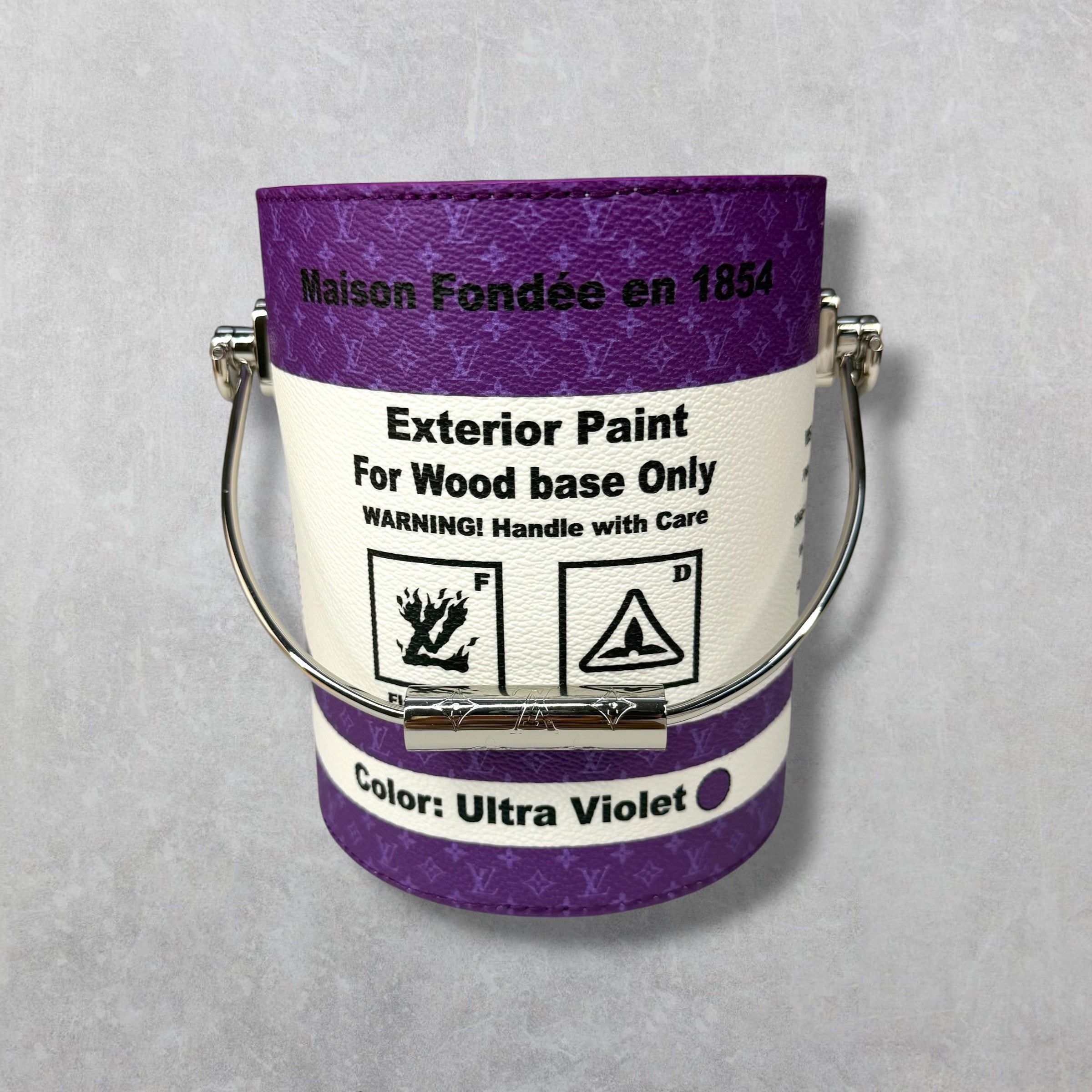 Louis Vuitton Louis Vuitton Purple Paint Can Bag Size ONE SIZE - 4 Thumbnail