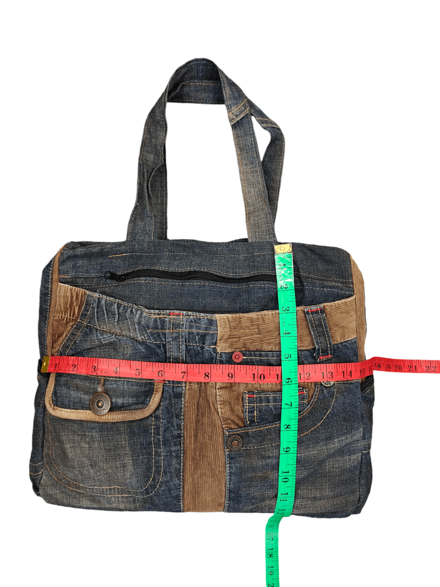 Vintage Vintage A6 Jeans Custom Tote Bag Size ONE SIZE - 10 Thumbnail
