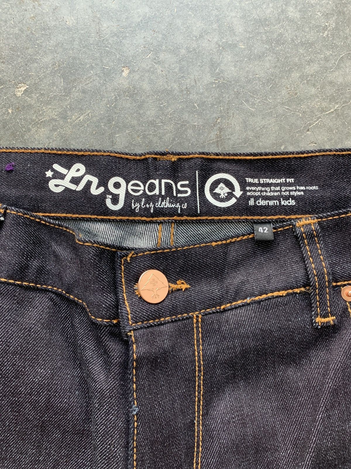 JNCO × LRG × Vintage BNWT Vintage Y2K LRG Denim Jeans Size US XXL / EU 58 / 5 - 8 Thumbnail