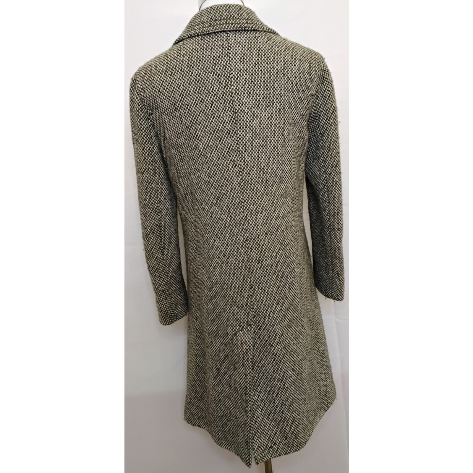 Tory Burch Tory Burch Pea Coat Women's 6 Green 100% Wool Silk Vintage Size M / US 6-8 / IT 42-44 - 3 Thumbnail