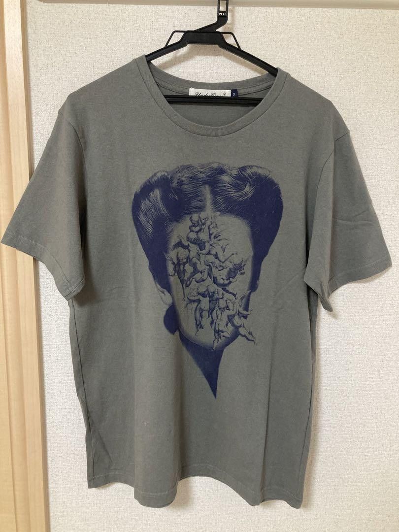 image of Undercover Cupid Double Exposure Tee in Grey, Men's (Size Large)
