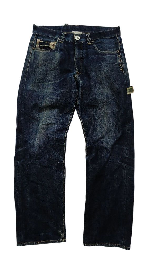 Japanese Brand × atmos Atos at*mos*phere distressed denim Size US 35 - 1 Thumbnail