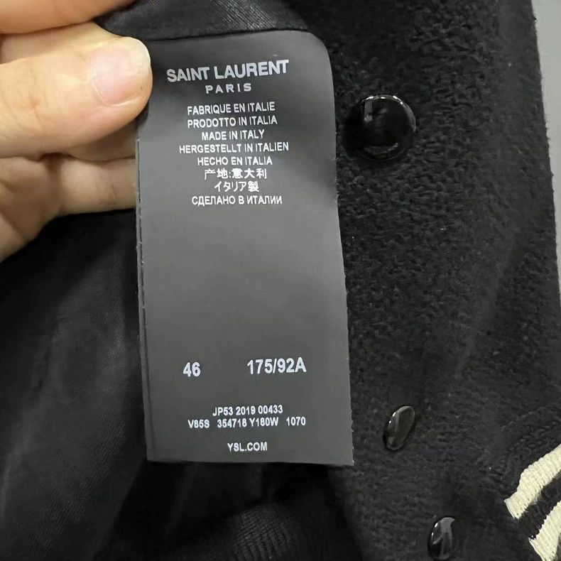 Yves Saint Laurent Saint Laruent Black and white Teddy jacket 2502-Nextarrow Size US S / EU 44-46 / 1 - 4 Thumbnail