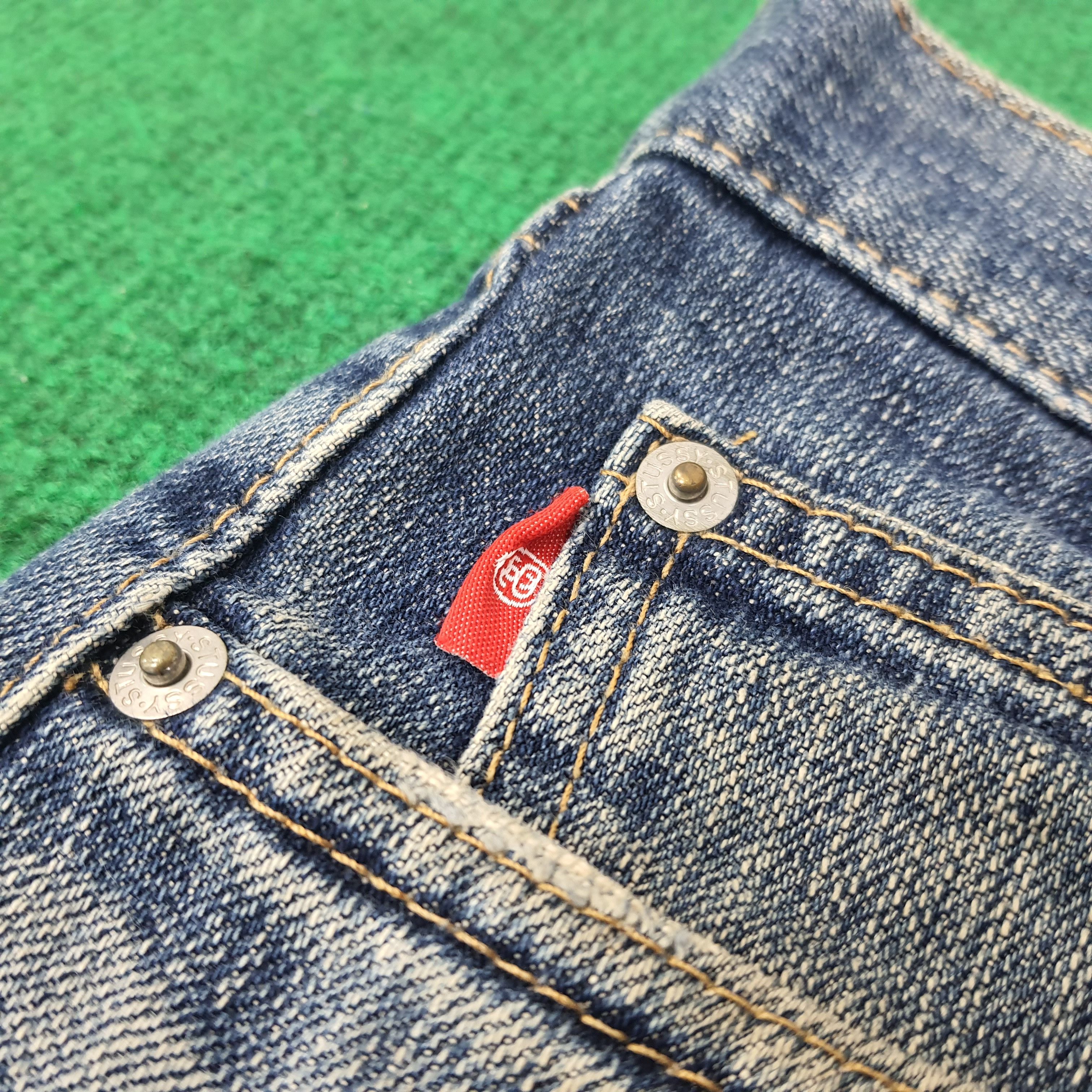 Stussy Vintage Stussy Streetwear Custom Logo Jeans C228N17 Size US 30 / EU 46 - 7 Thumbnail