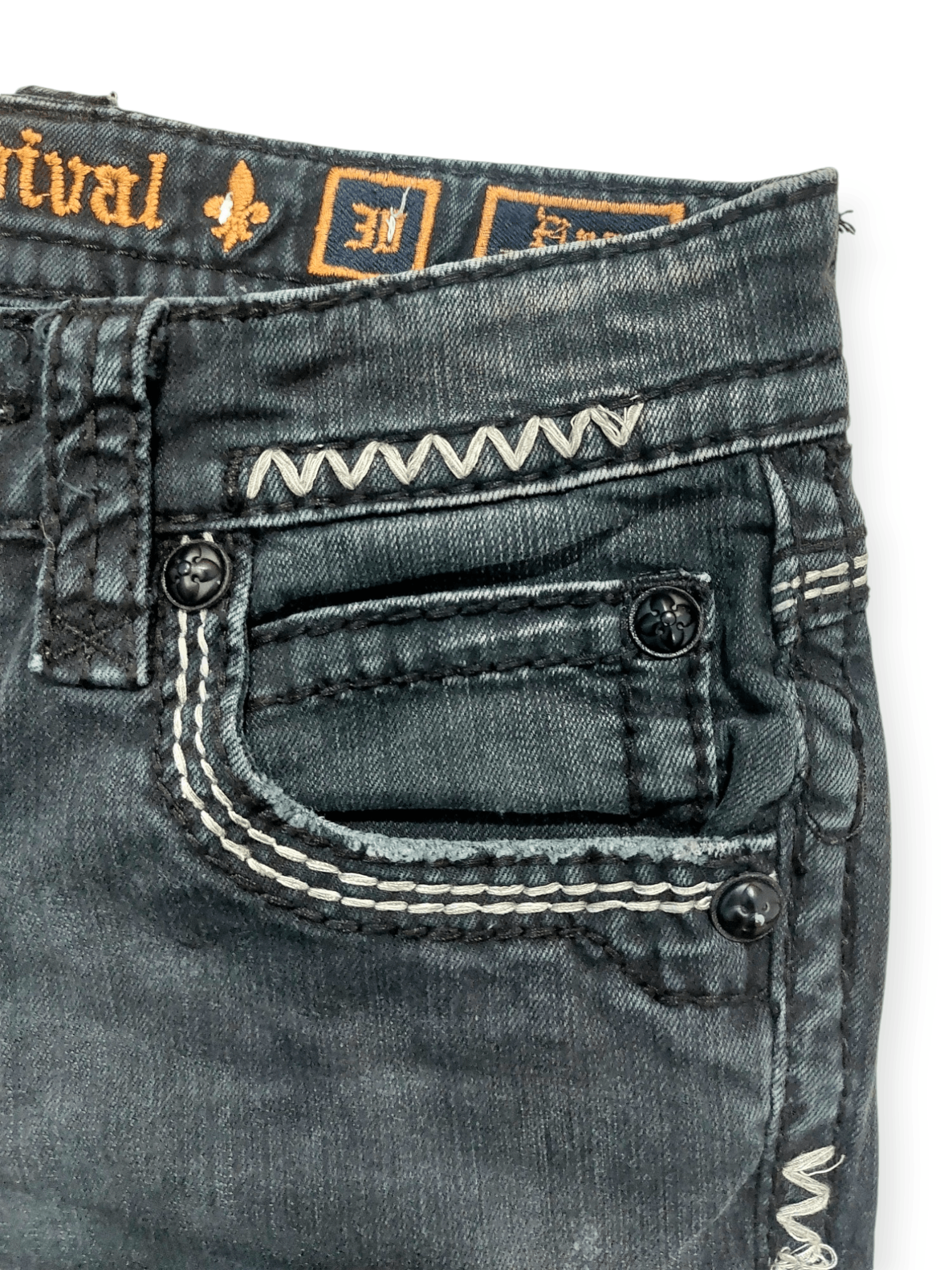 Rock Revival Flare💥 Vintage Punk Rock Revival Jeans Size US 30 / EU 46 - 9 Thumbnail