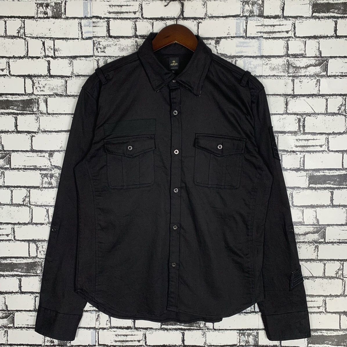 Japanese Brand × semanticdesign Japanese Brand Semantic Design Skull Button Up Shirt Size US M / EU 48-50 / 2 - 2 Thumbnail