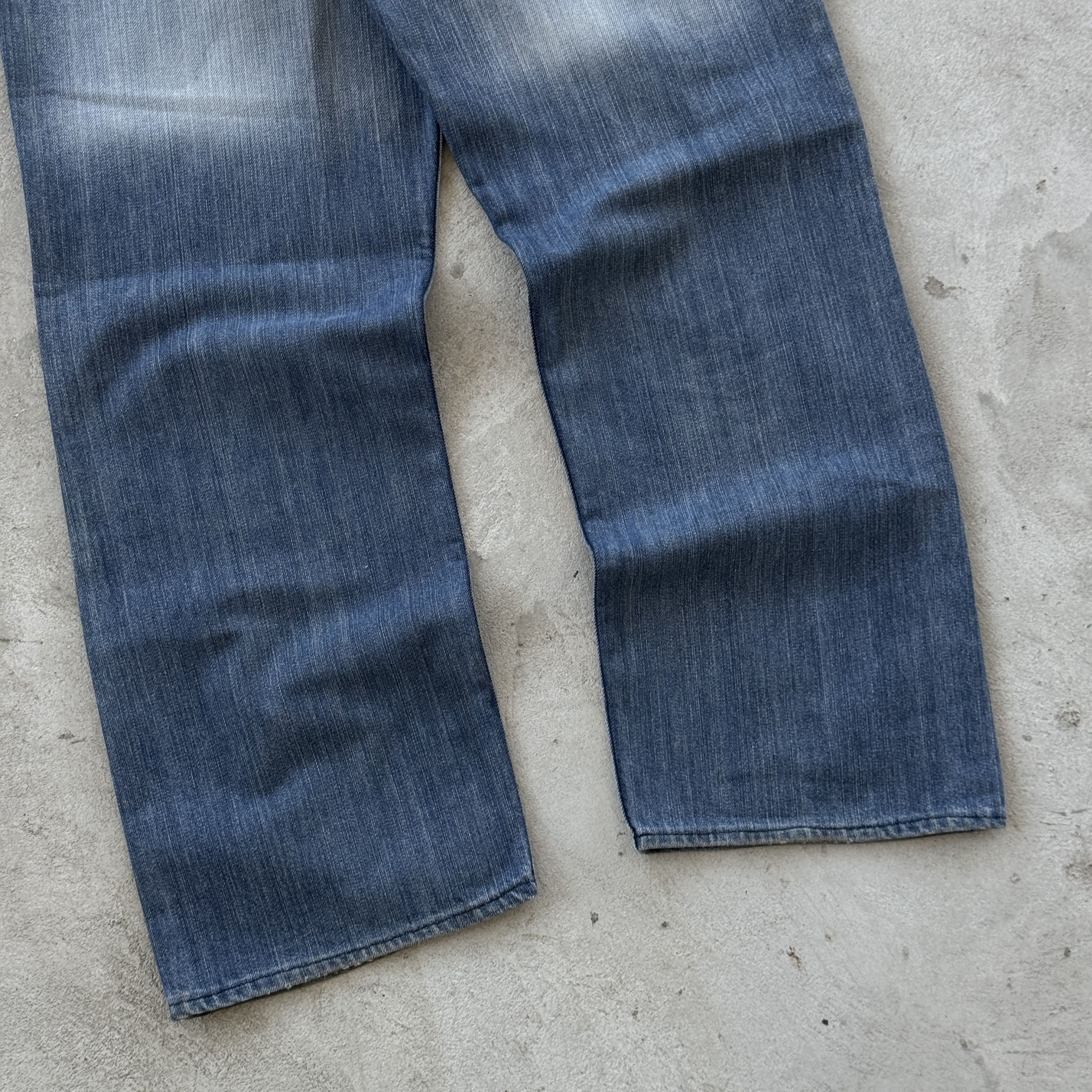 Diesel Vintage Diesel Baggy Washed Blue Jeans Size US 36 / EU 52 - 6 Thumbnail