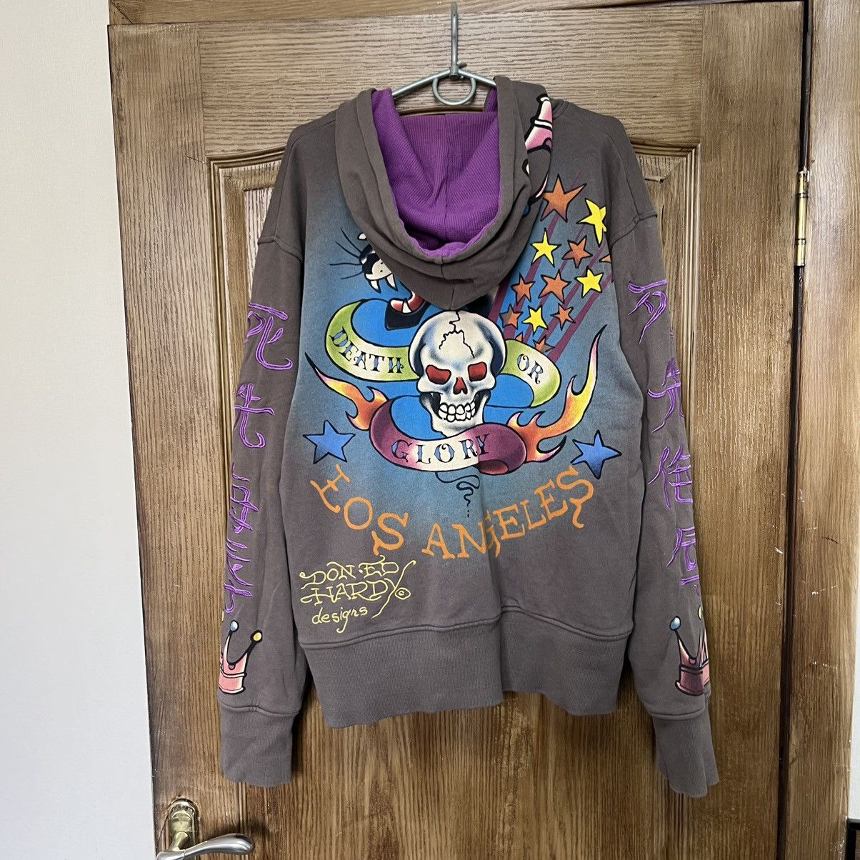 Ed Hardy Ed Hardy Zip-Hoodie Dog Big Logo Y2K Size US M / EU 48-50 / 2 - 10 Thumbnail