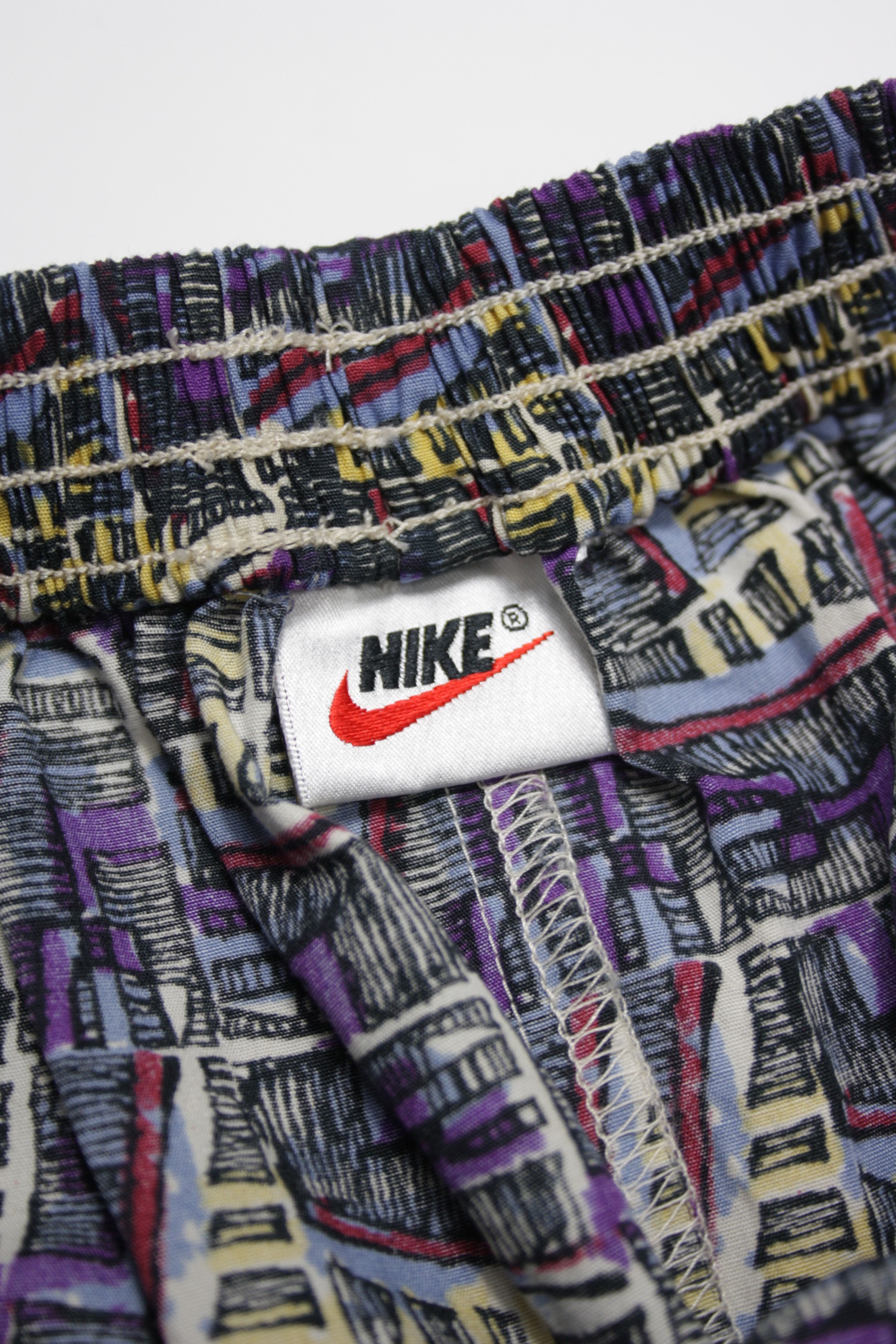 Nike × Nike ACG × Vintage Nike 90s Vintage Crazy Printed Swimming Shorts Trunks Size US 30 / EU 46 - 6 Thumbnail
