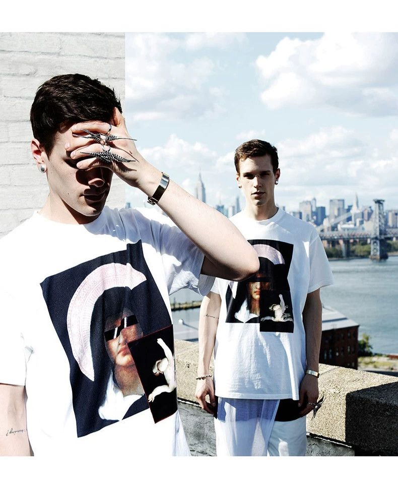 Givenchy Givenchy OG Original, Madonna抱着Baby White Loose Short Slee Size US XS / EU 42 / 0 - 8 Thumbnail