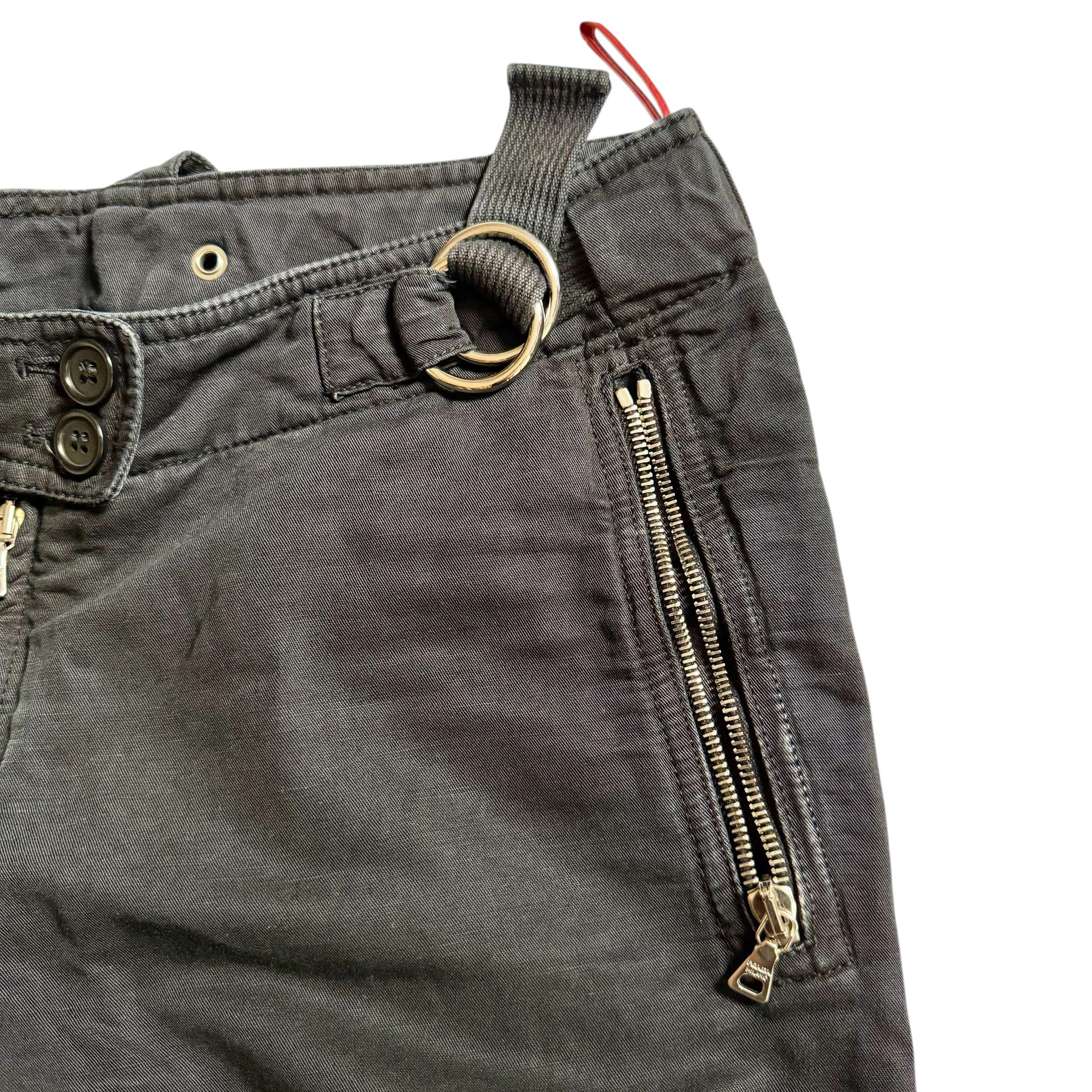 Prada PRADA VINTAGE MULTI ZIPPED BIKER PANTS Size US 28 / EU 44 - 7 Thumbnail