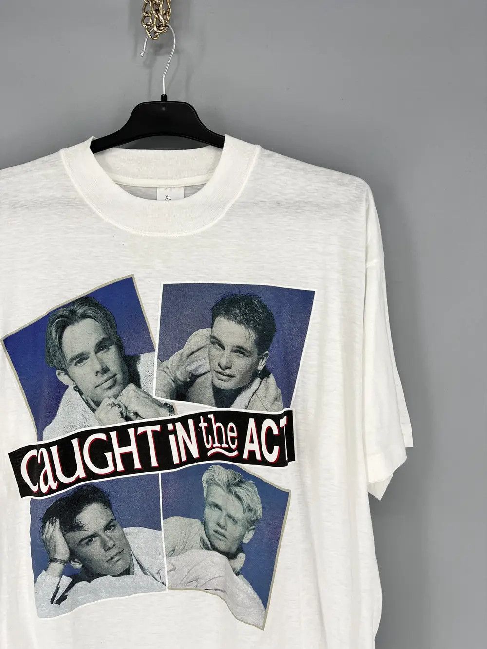 Band Tees Vintage 90's Caught In The Act Band Dance Pop Rock C.I.T.A Size US L / EU 52-54 / 3 - 5 Thumbnail