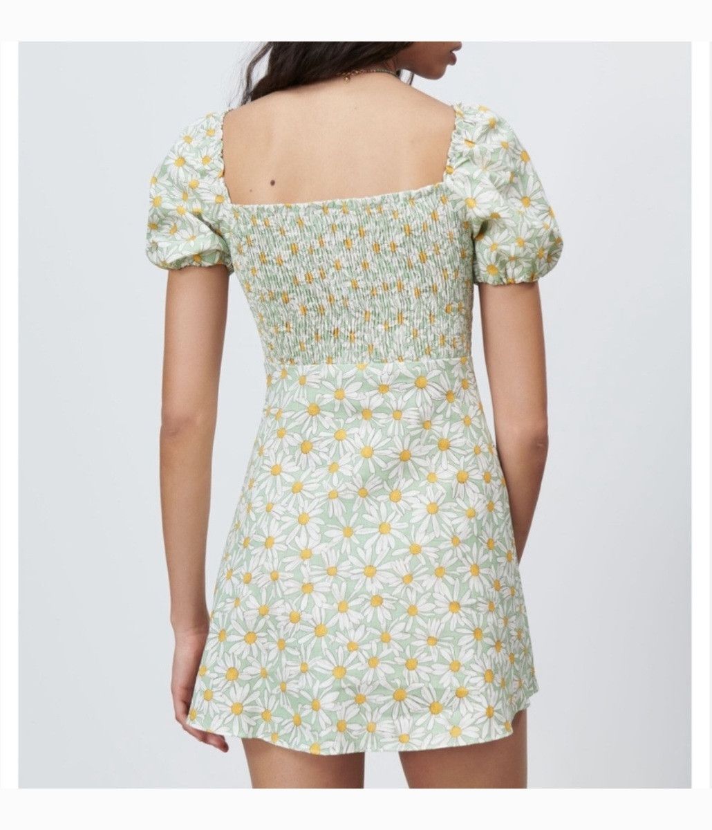 Zara Plus size Zara mini mint green with daisy flower print dress Size XXL / US 16-18 / IT 52-54 - 3 Thumbnail