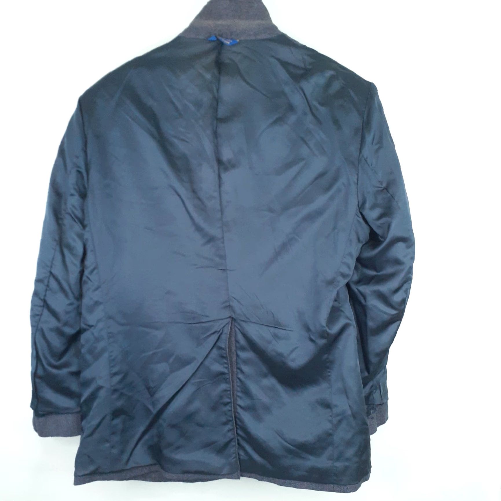 Pendleton VINTAGE Pendleton Blazer Jacket Sport Coat Mens 46 Gray Wool Elbow Patches Western Size 46R - 4 Thumbnail