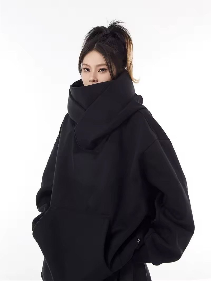 Other Streetwear Black Ninja Turtleneck Hoodie Size US XL / EU 56 / 4 - 3 Thumbnail
