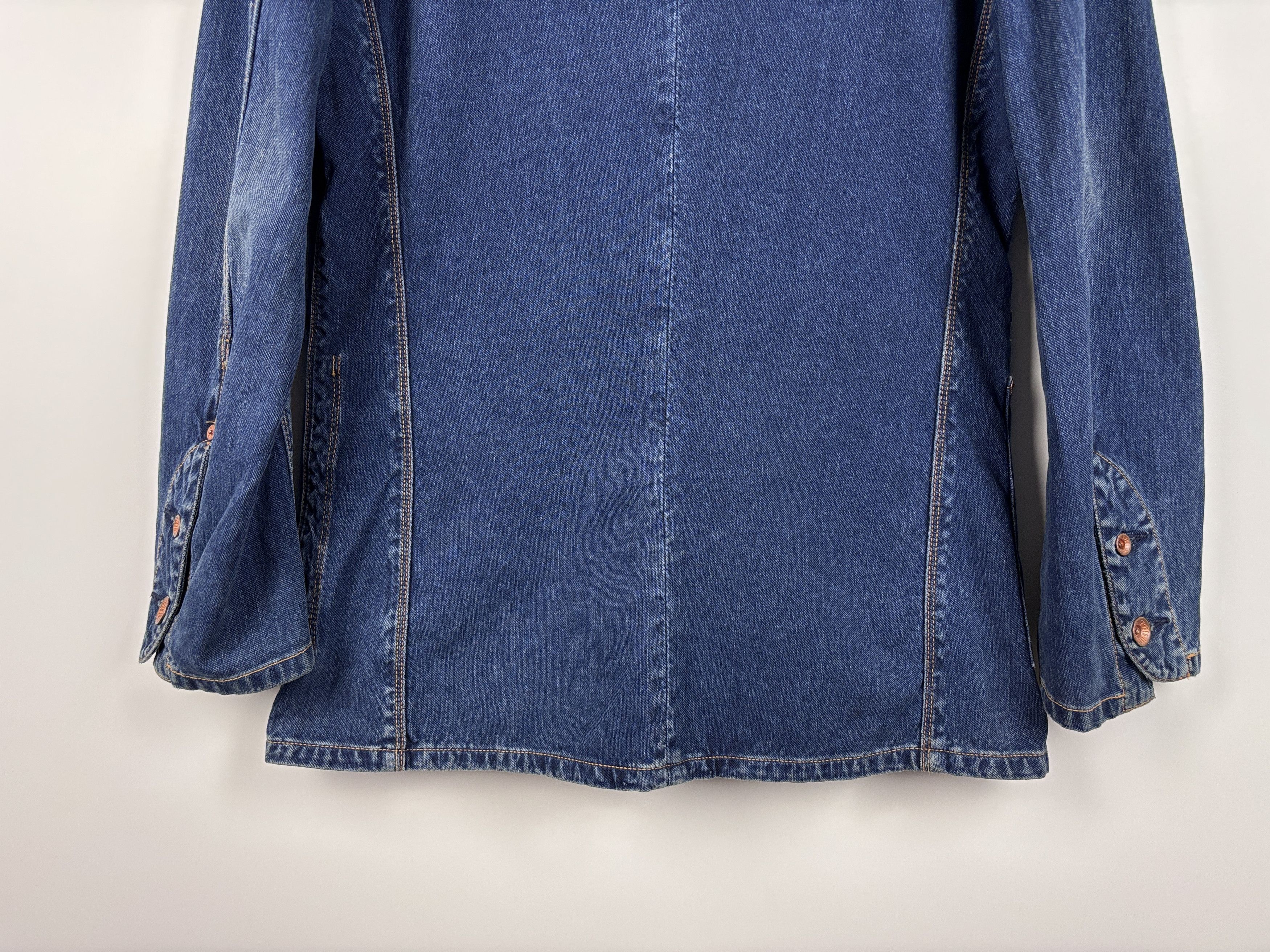 Paul Smith Mens Paul Smith Red Ear Denim Blazer Jacket Blue Size M Size US M / EU 48-50 / 2 - 7 Thumbnail