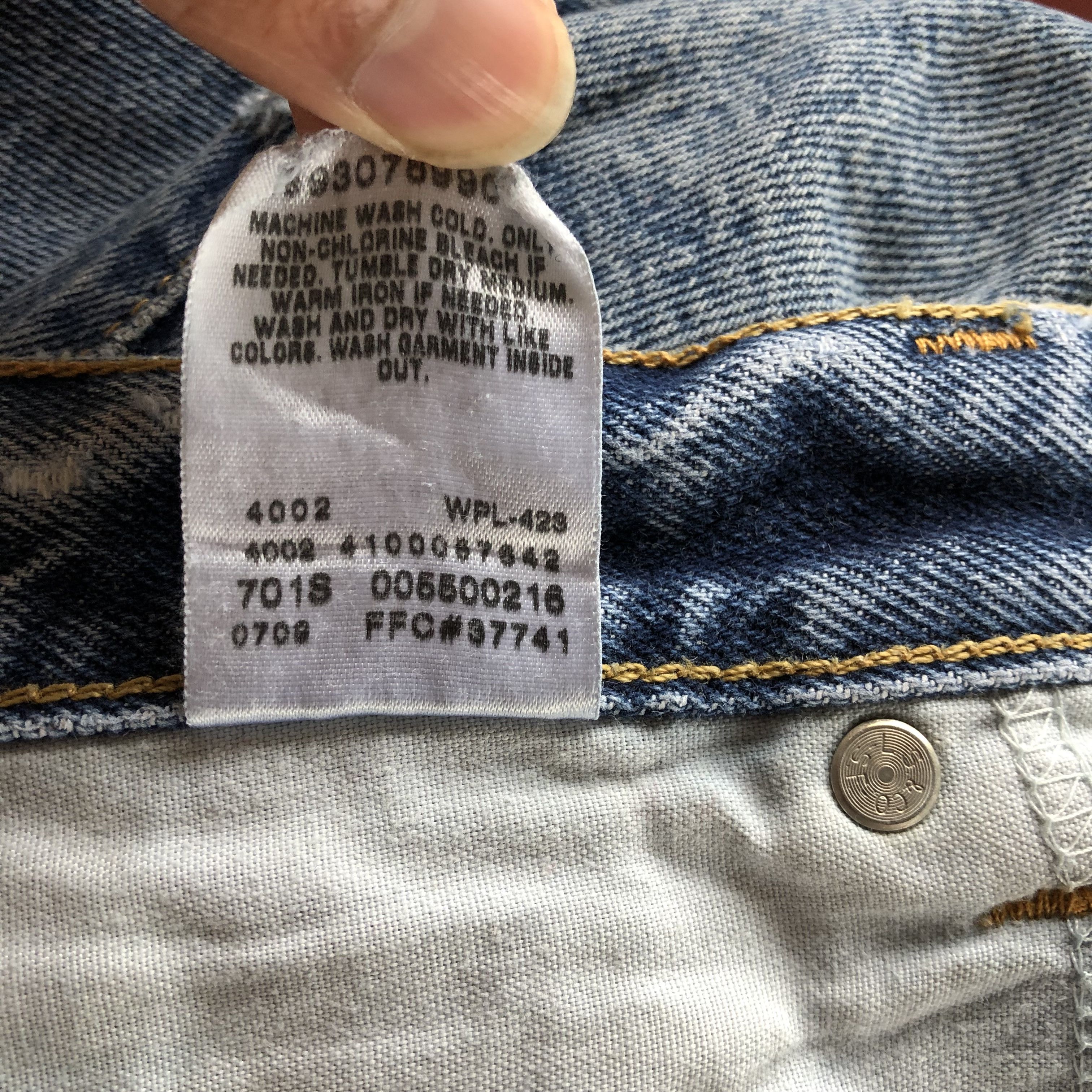 Levi's Vintage Levis Stone Wash Jeans Levi's Baggy Faded Denim Size US 42 / EU 58 - 11 Thumbnail