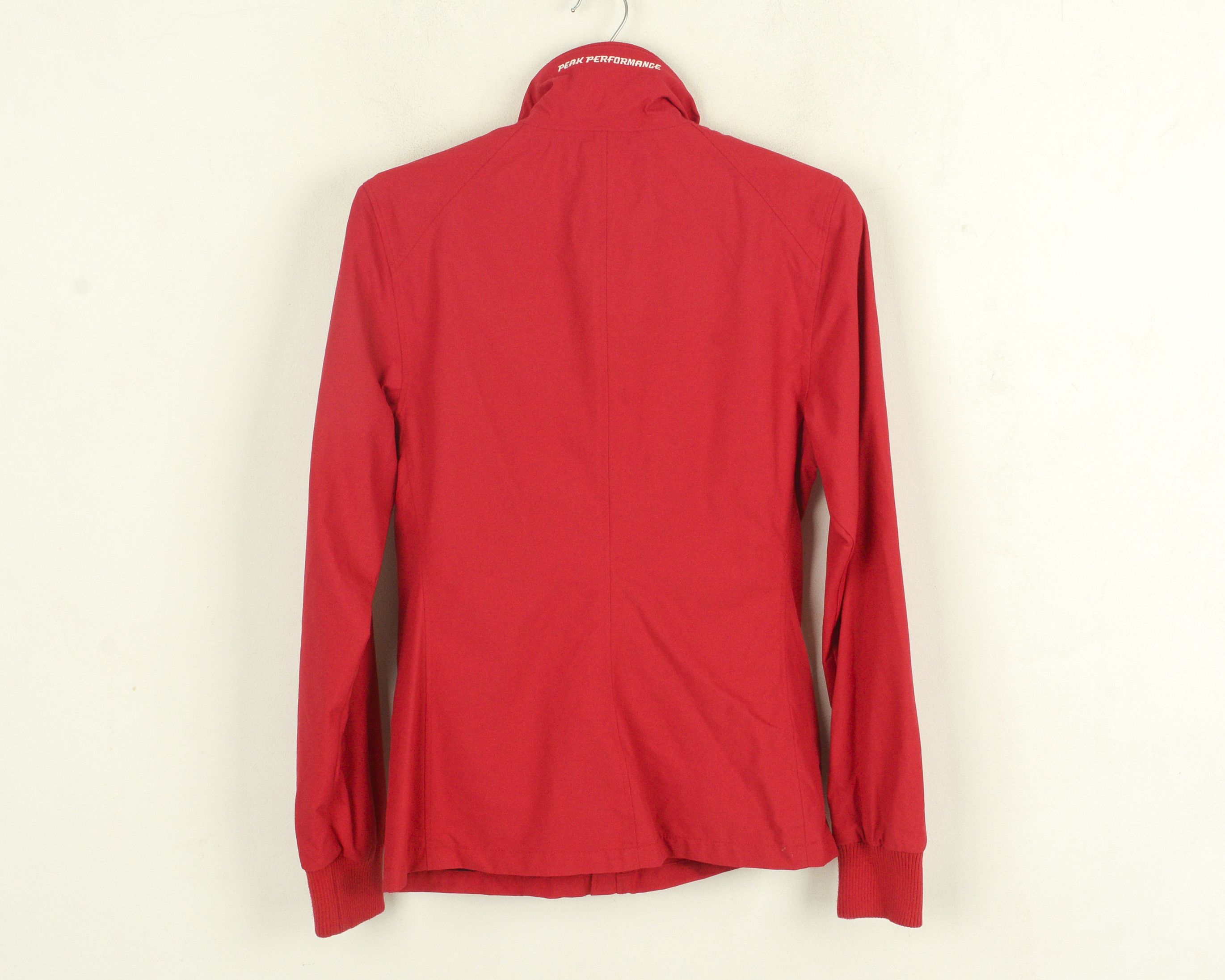 Peak Performance WSEASIDE S Womens Jacket Coat Red Zip Up Windbreaker Size S / US 4 / IT 40 - 4 Thumbnail
