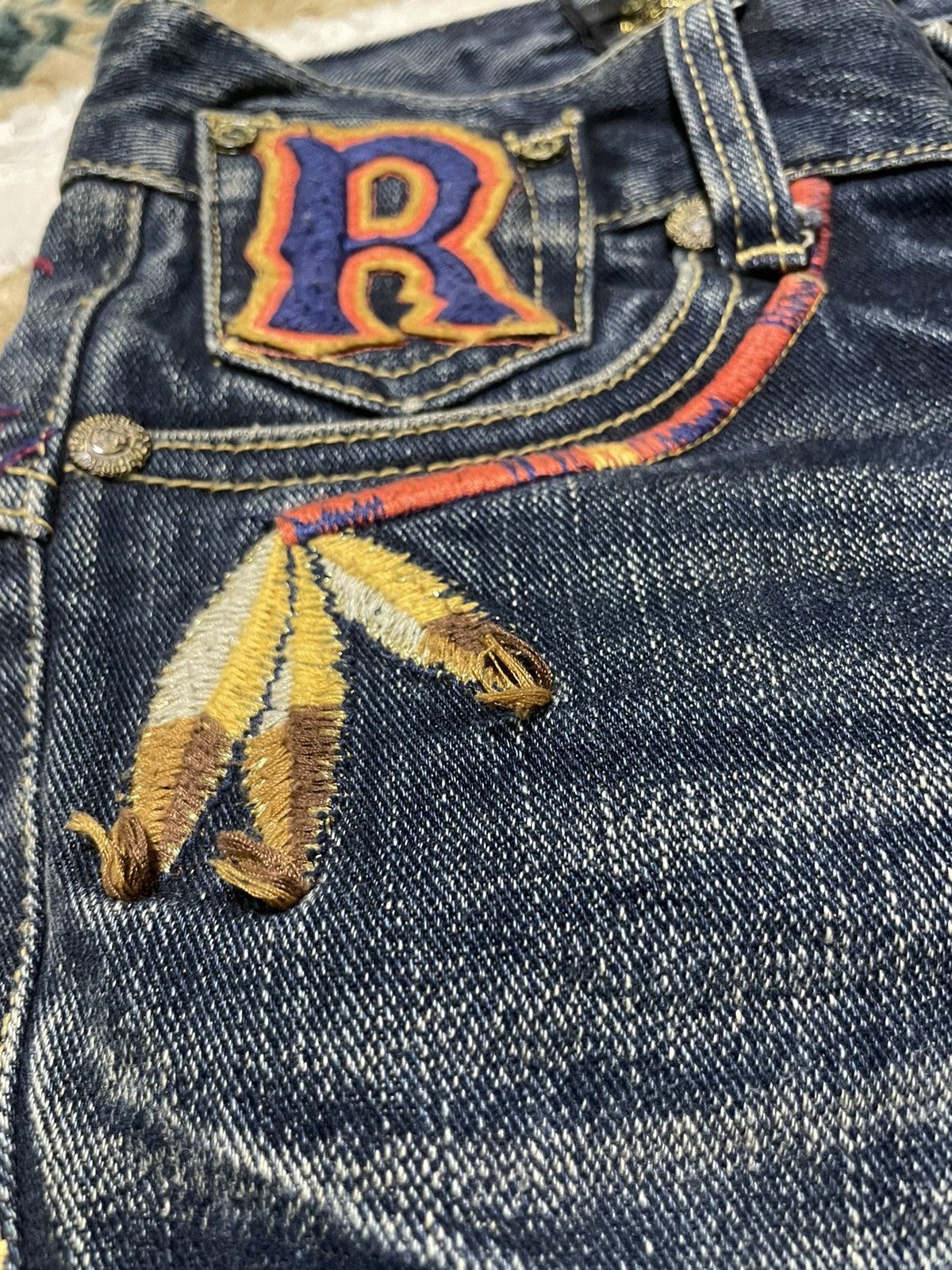 Designer Red Pepper x Kendrick Lamar x Bootcut Jeans Flare RARE!! Size US 30 / EU 46 - 7 Thumbnail