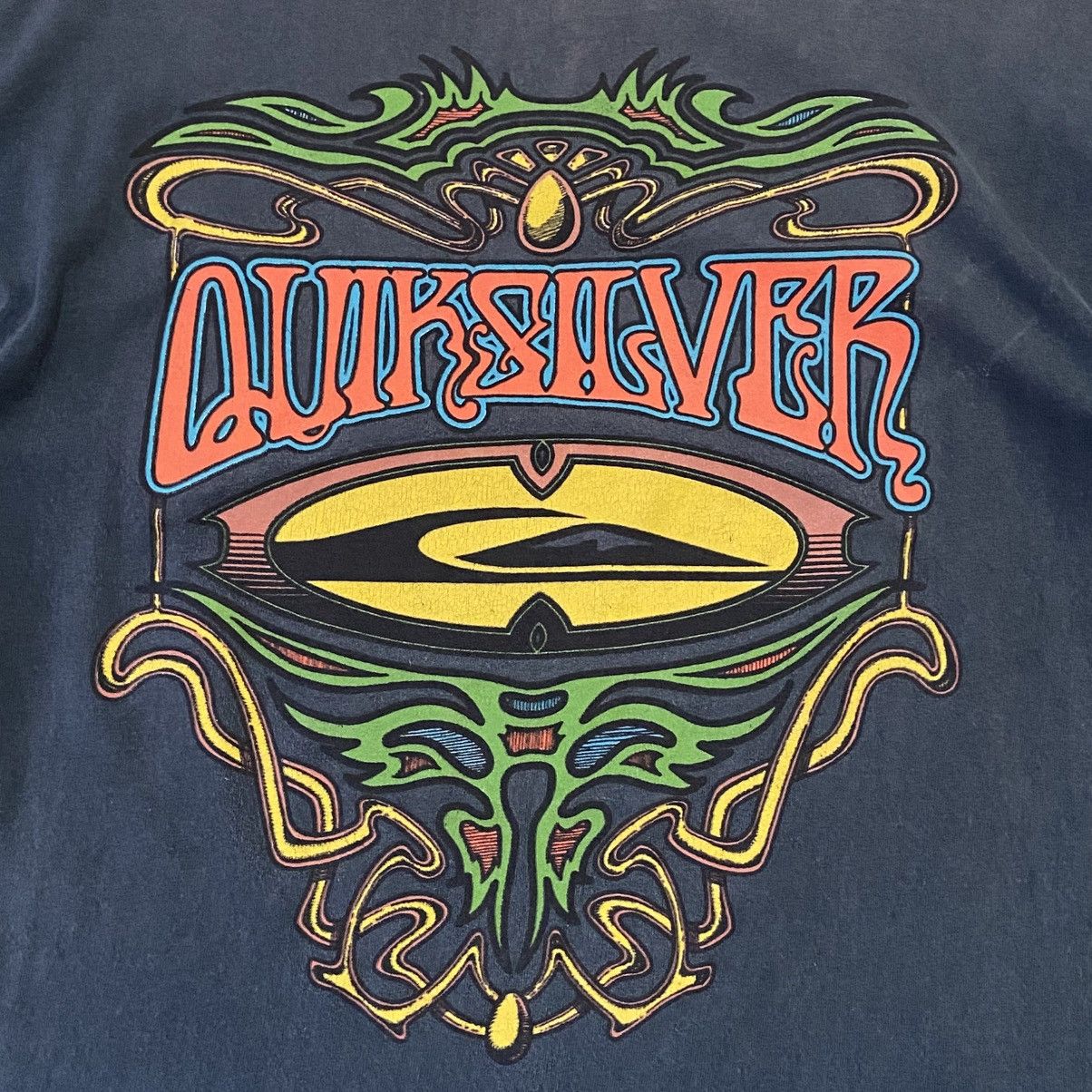 Quiksilver RARE Vintage Quiksilver Psychedelic Tribal Graphic Tee Size US M / EU 48-50 / 2 - 9 Thumbnail
